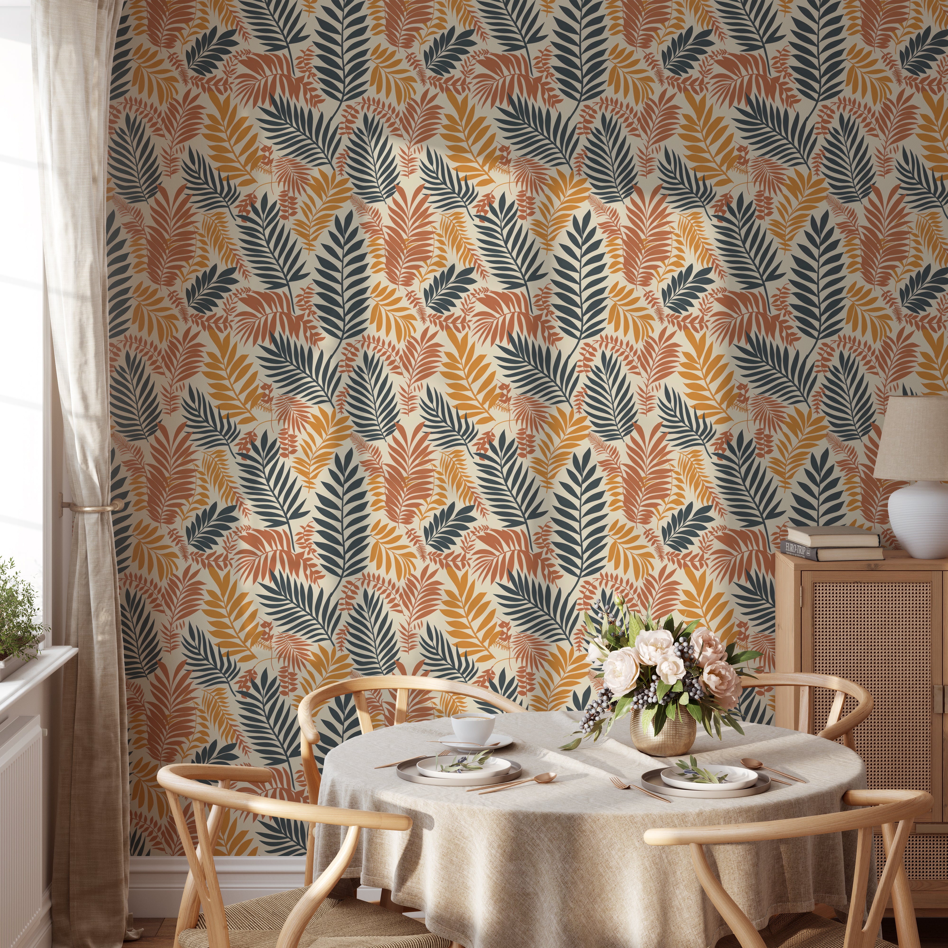 Tropical Leaf Wallpaper