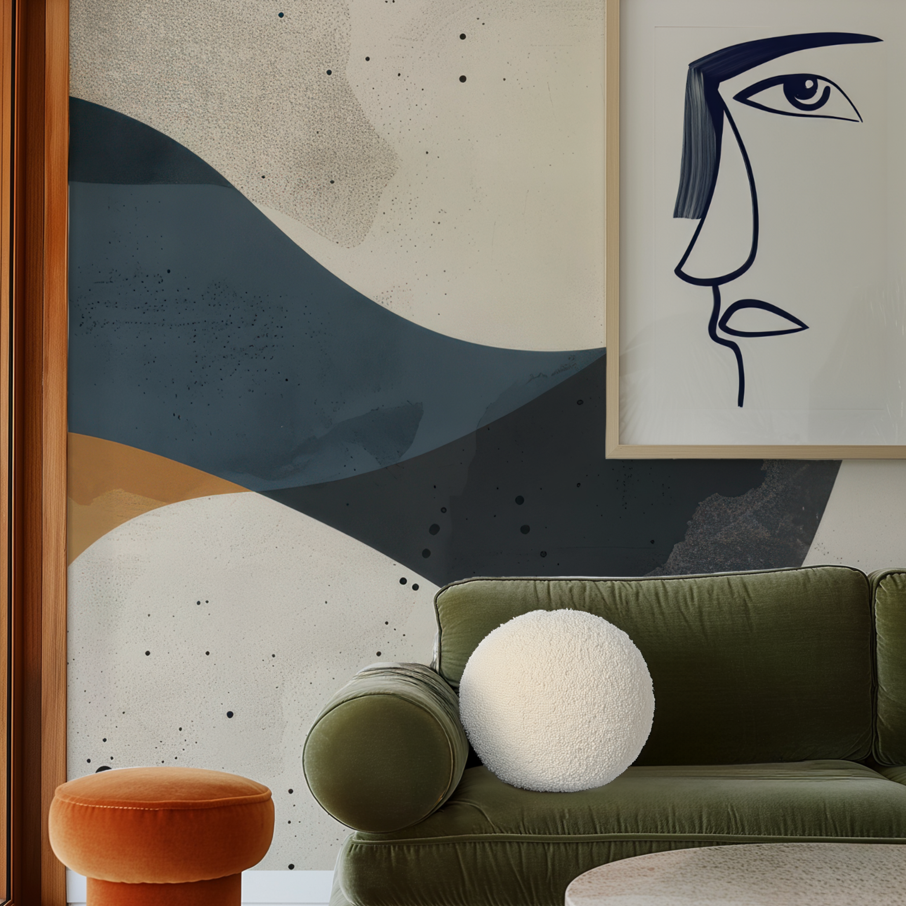 Modern Abstract Wall Mural