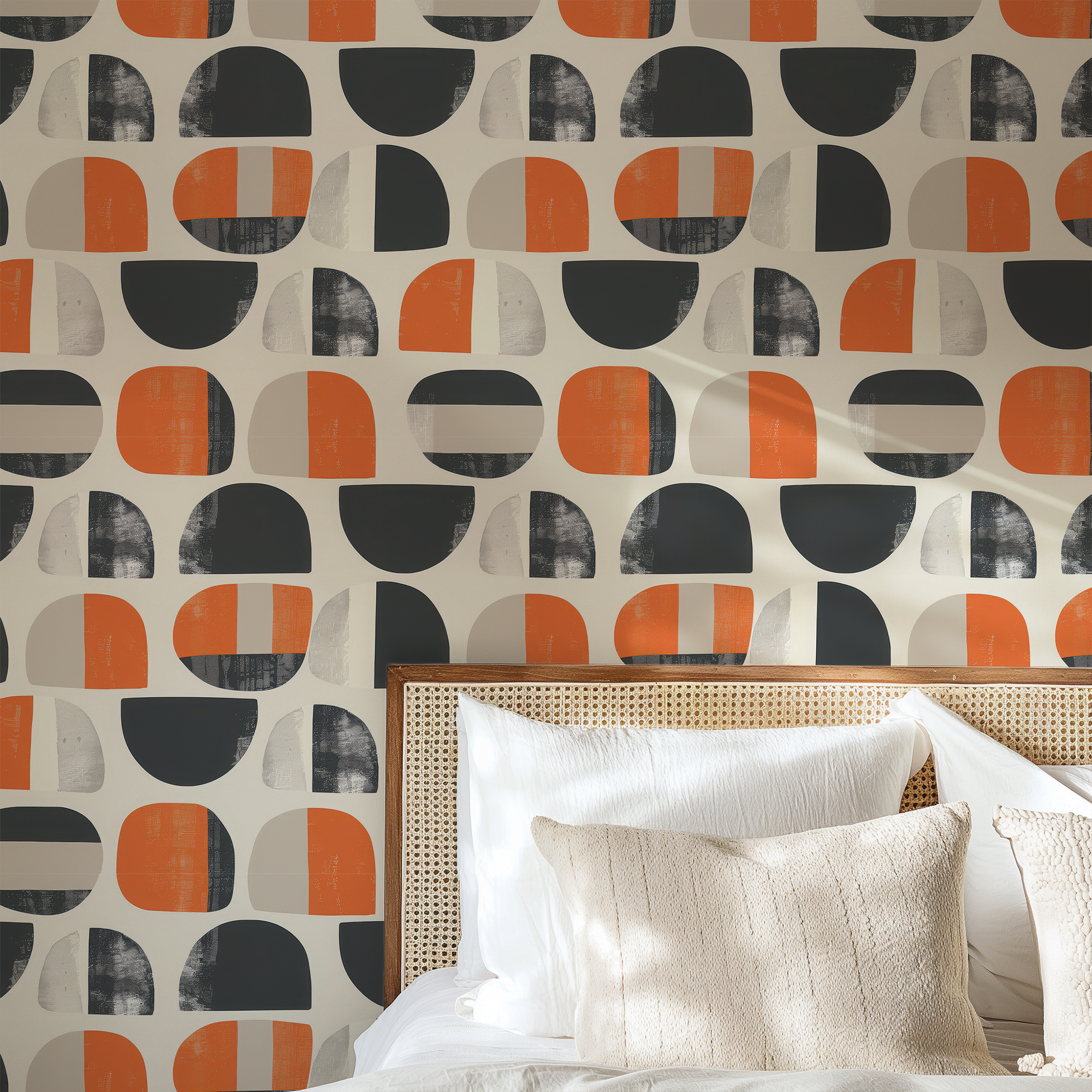 Retro Geometric Wallpaper