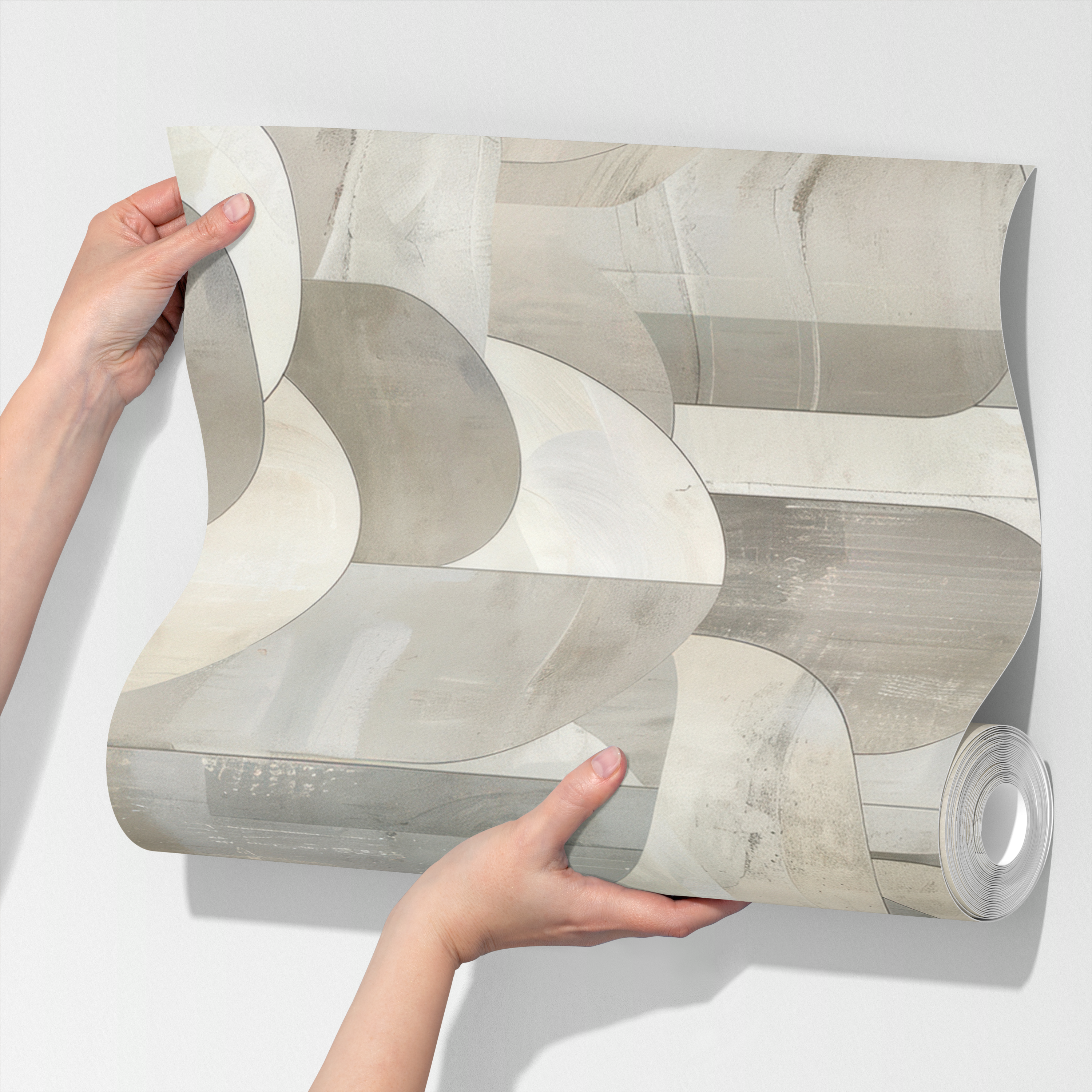 Neutral Abstract Arch Wallpaper
