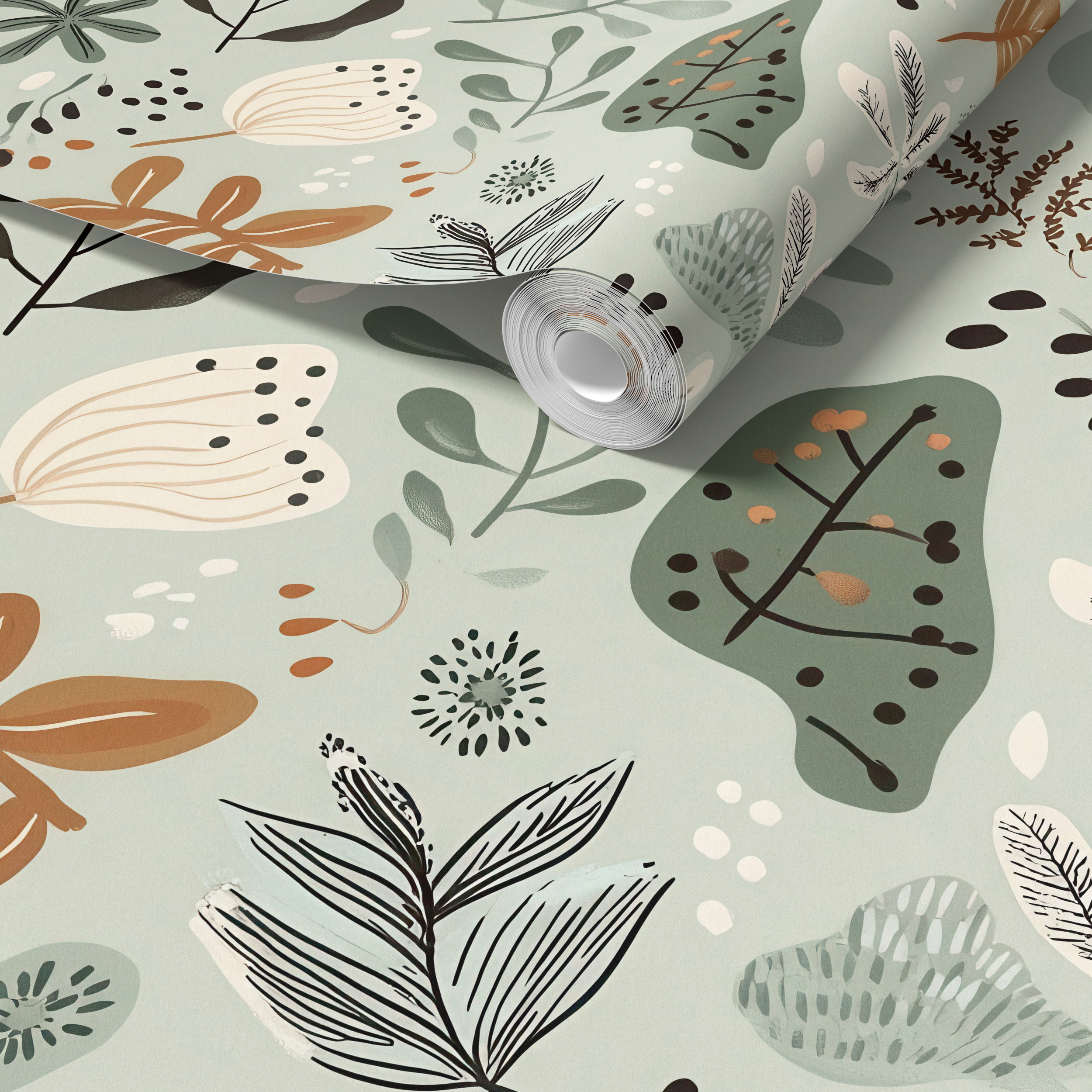 Botanical Kids Room Wallpaper