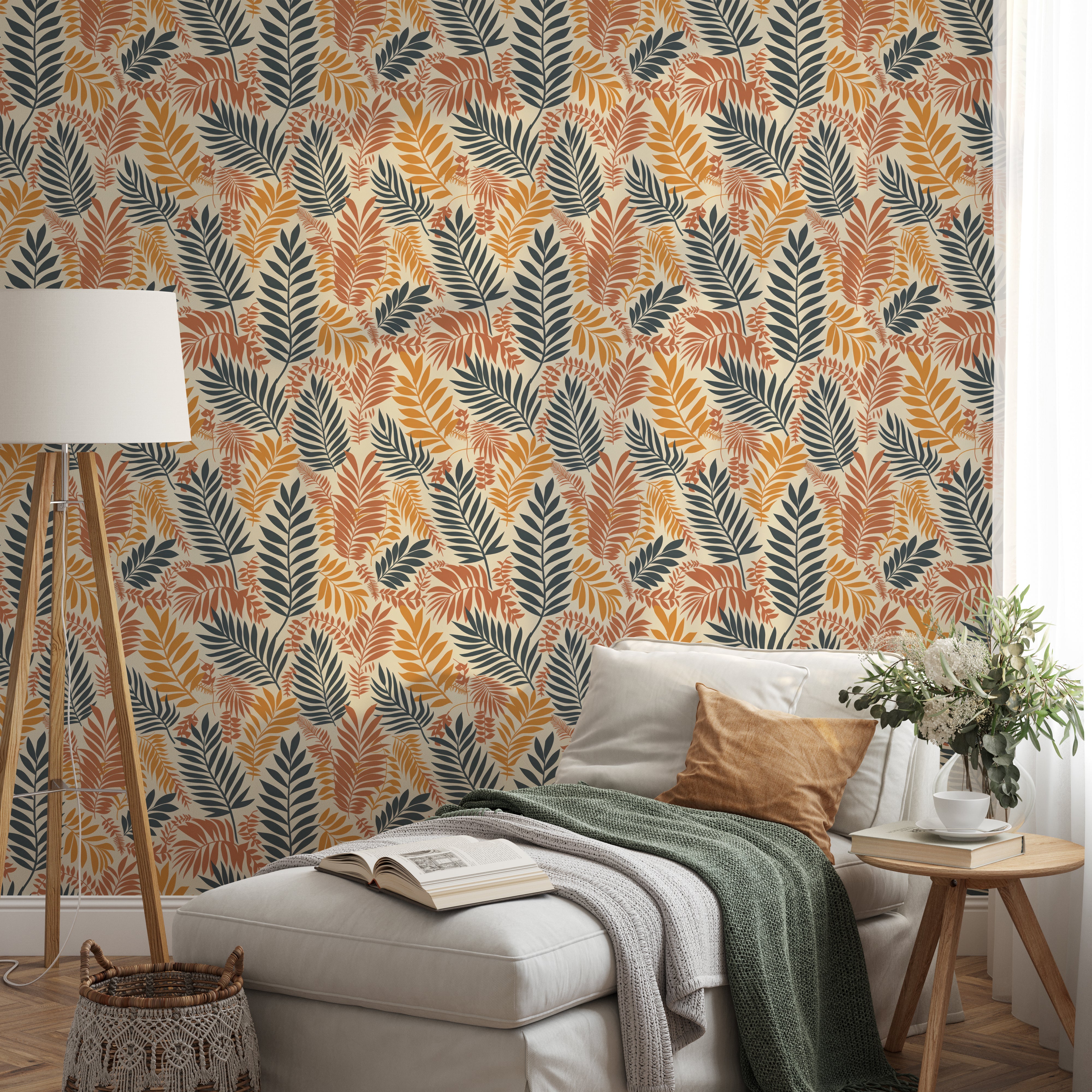 Tropical Leaf Wallpaper