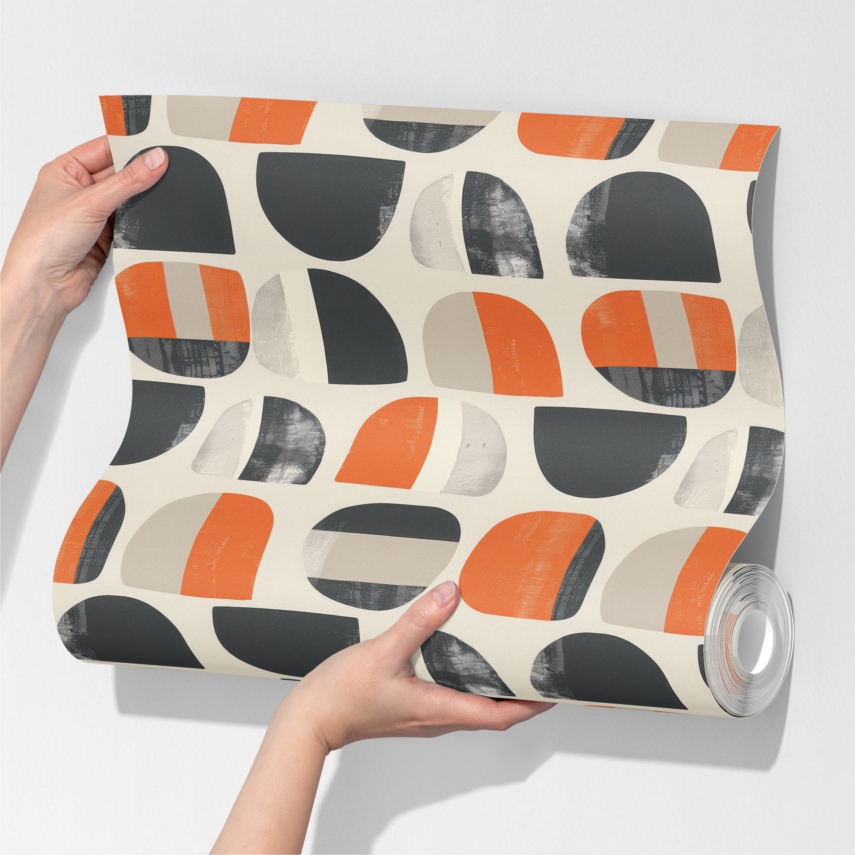 Retro Geometric Wallpaper