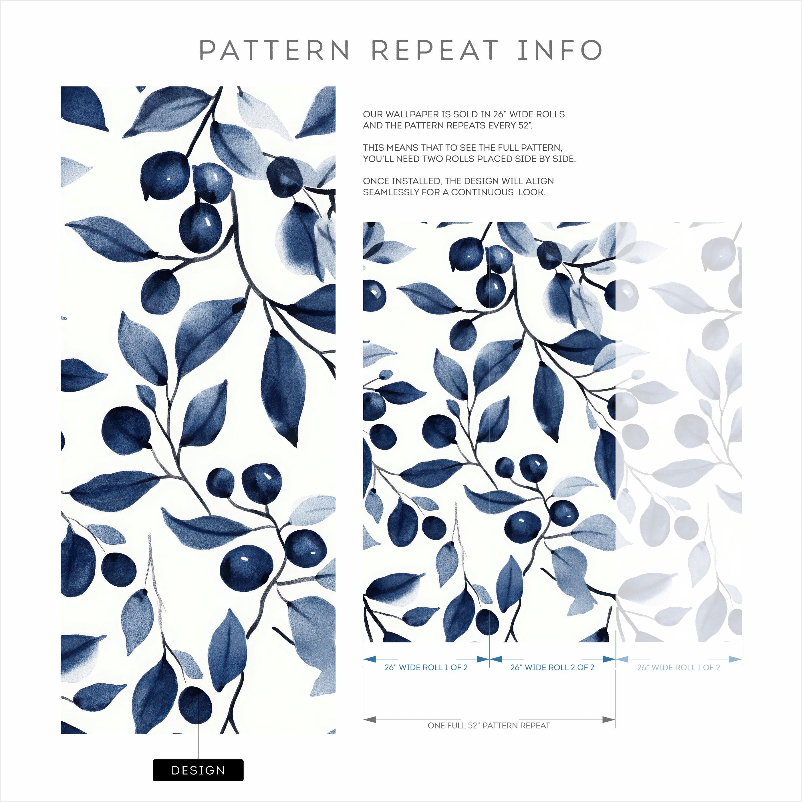 Modern Botanical Abstract Wallpaper