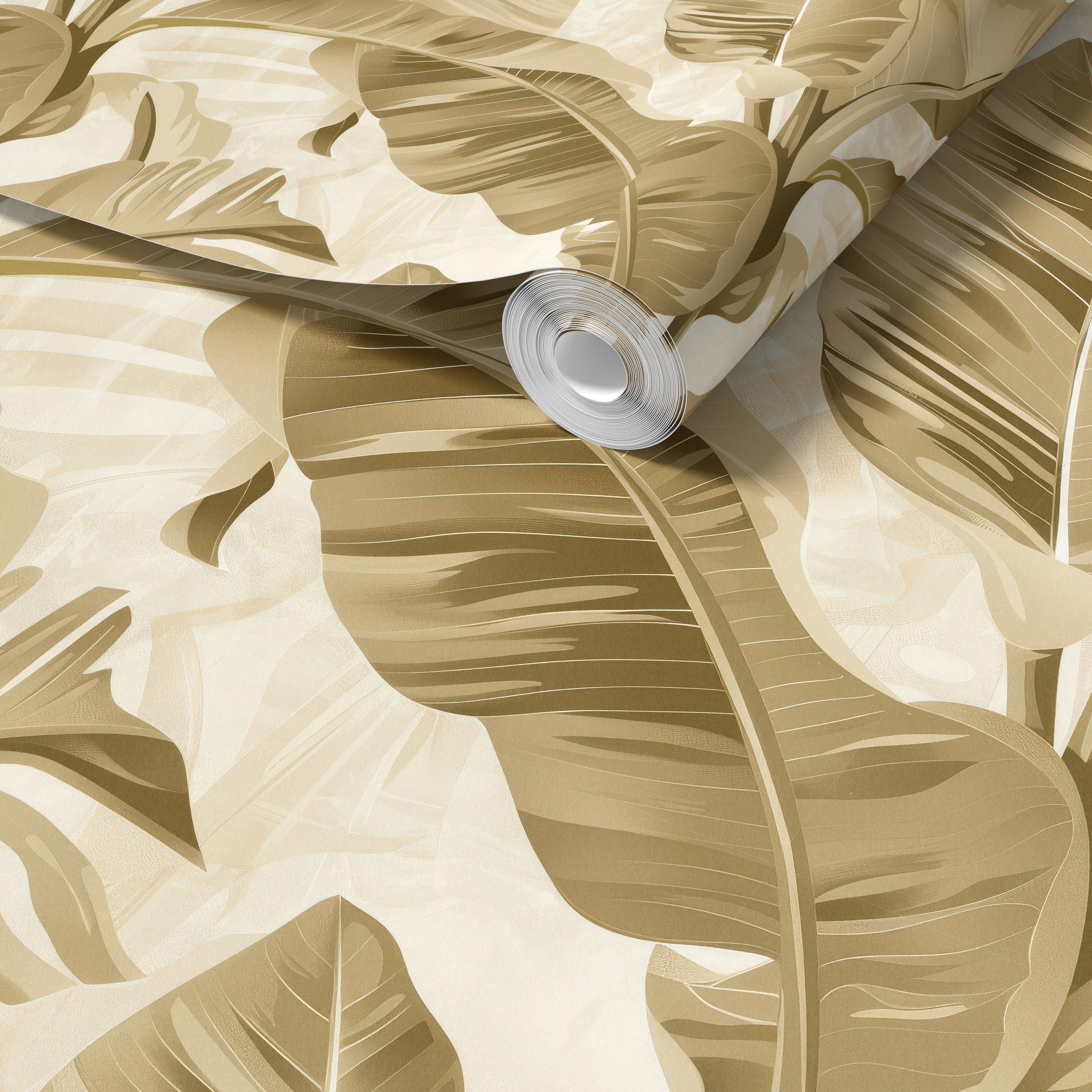 Tropical Banana Leaf Wallpaper