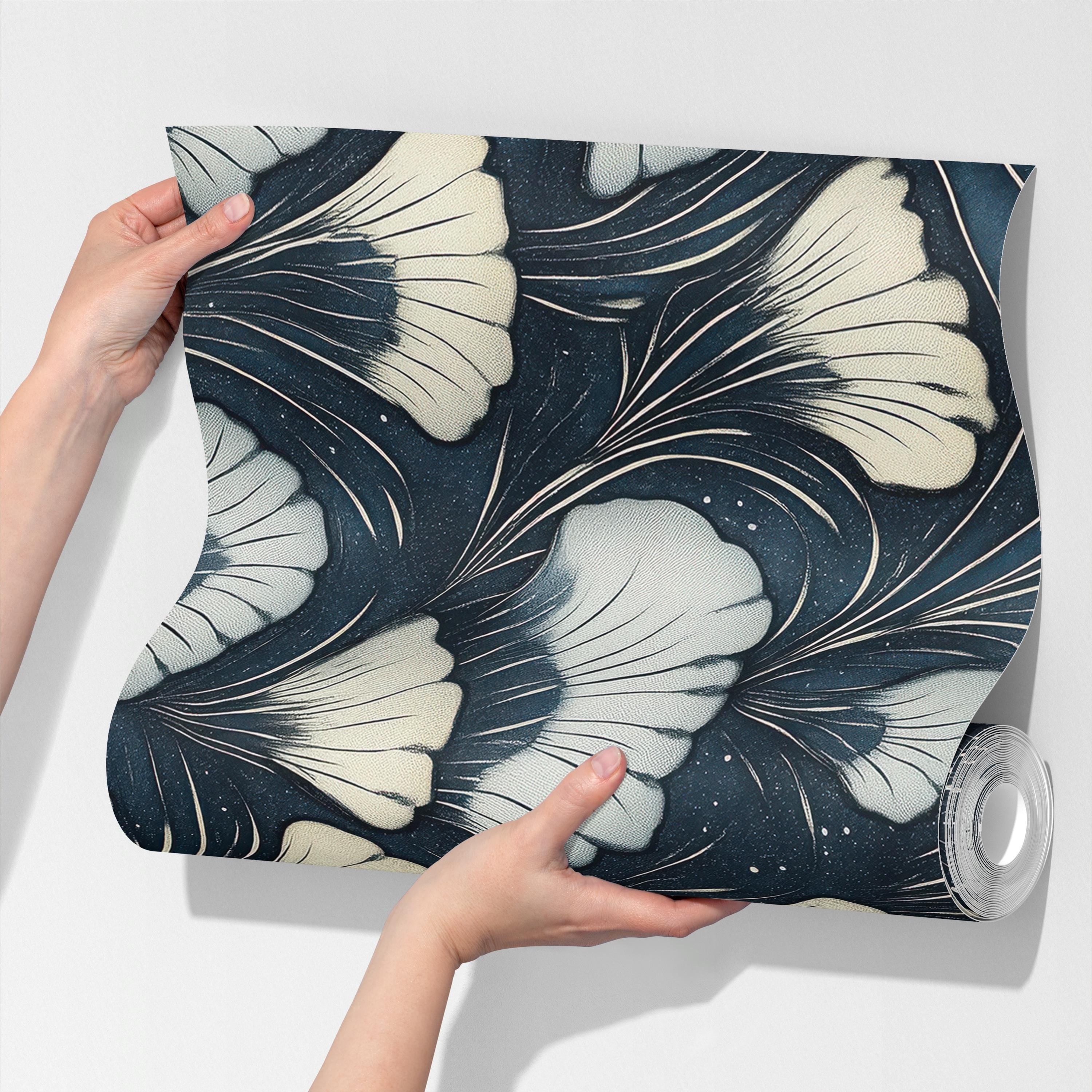 Elegant Ginkgo Leaf Wallpaper