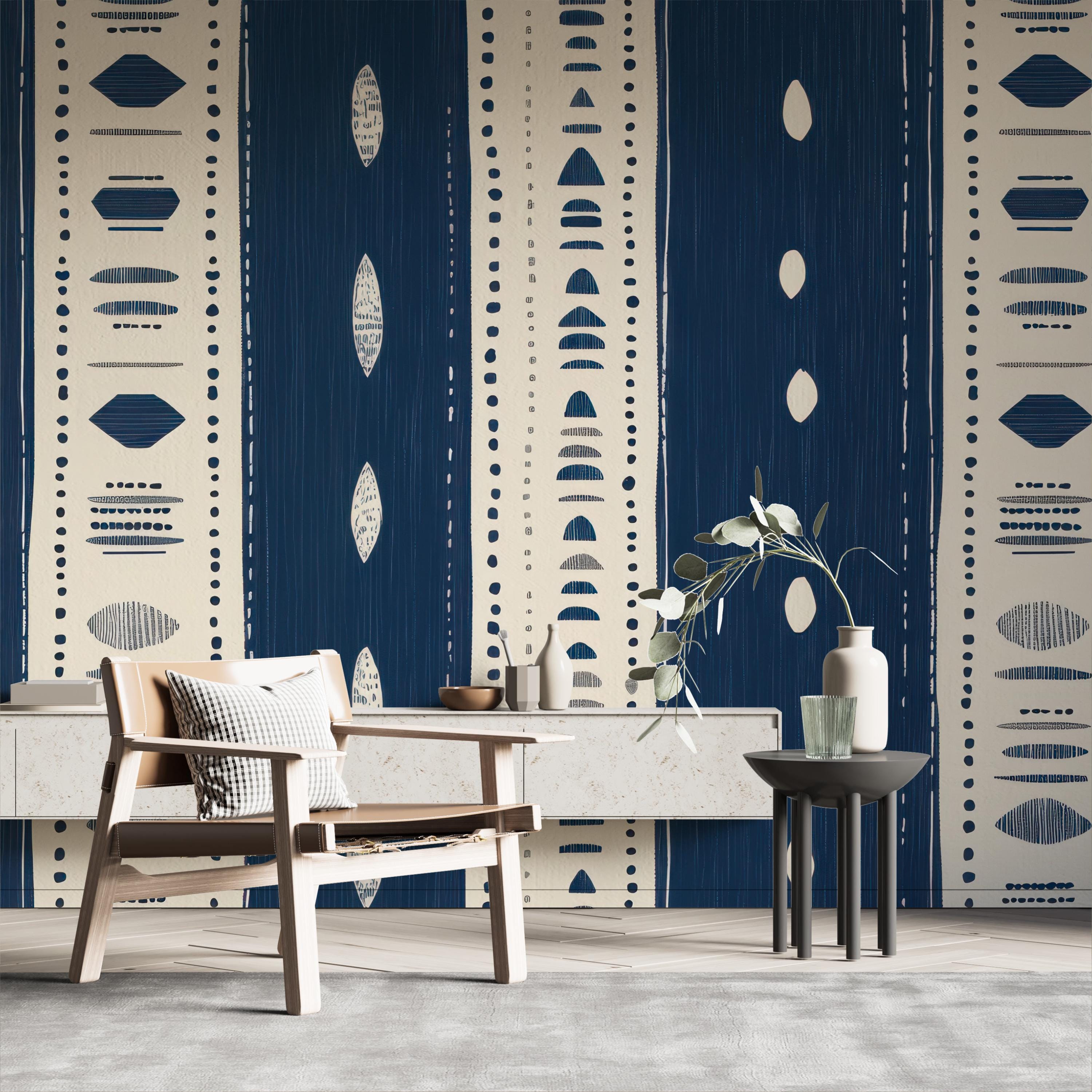 Modern Tribal Boho Wallpaper