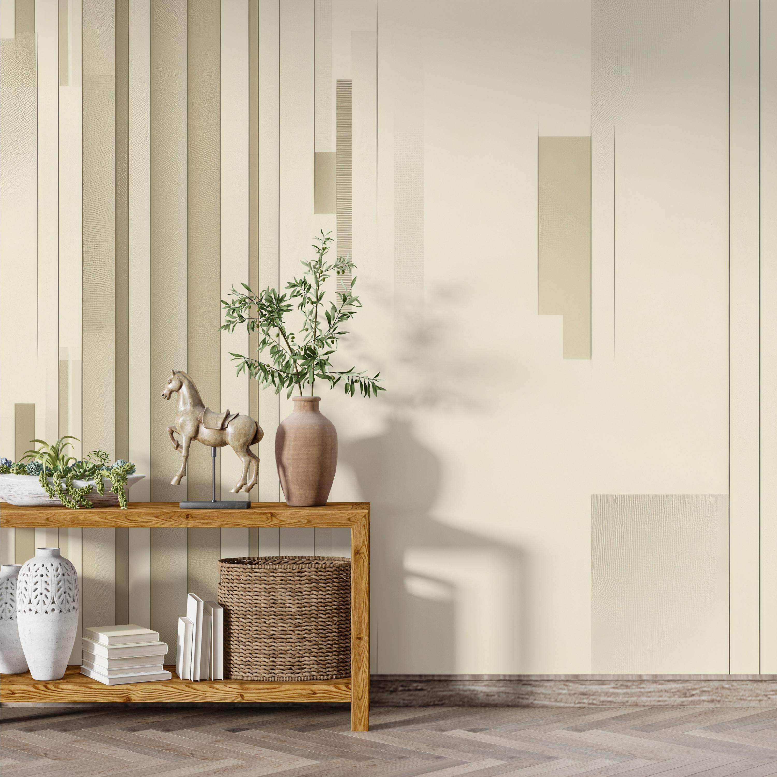 Modern Minimalist Line Art Wallpaper