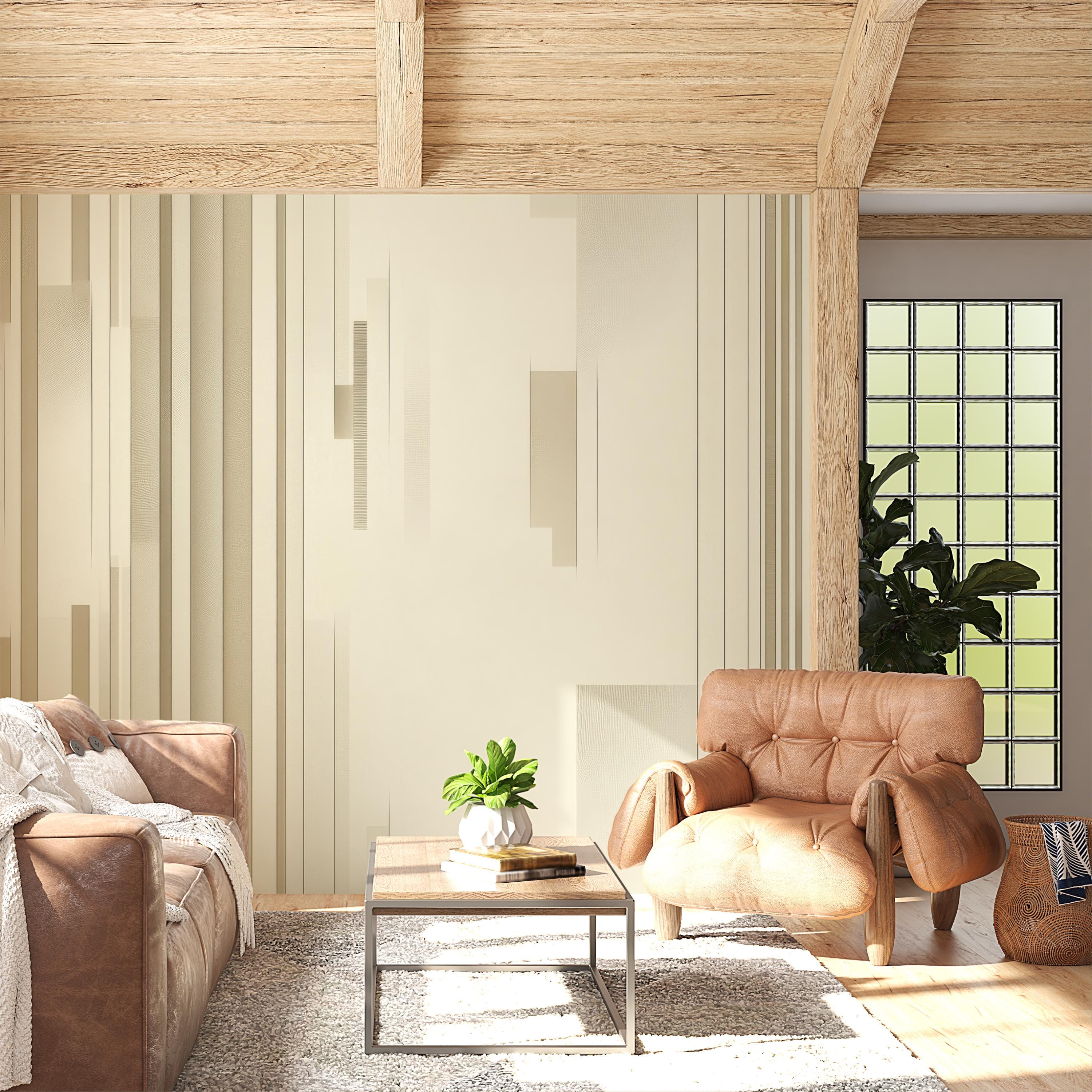 Modern Minimalist Line Art Wallpaper