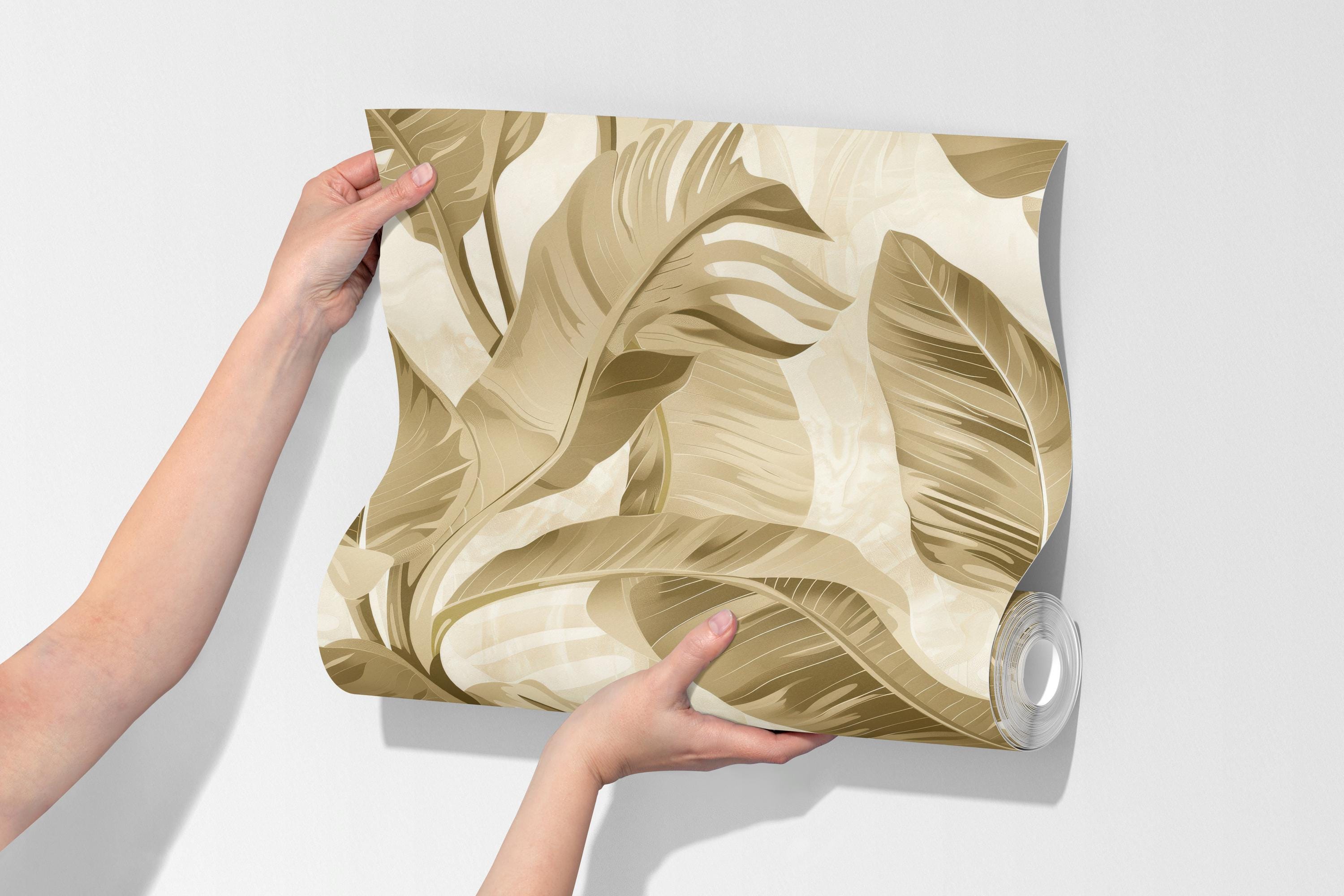 Tropical Banana Leaf Wallpaper