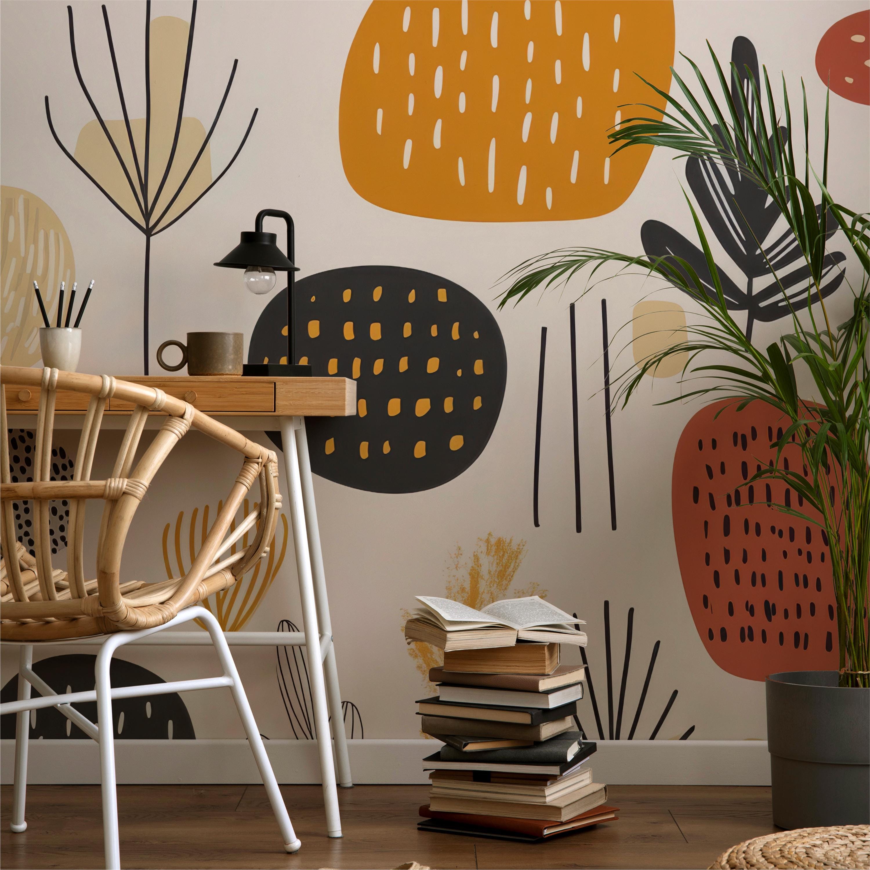 Kids Room Abstract Wallpaper Mural