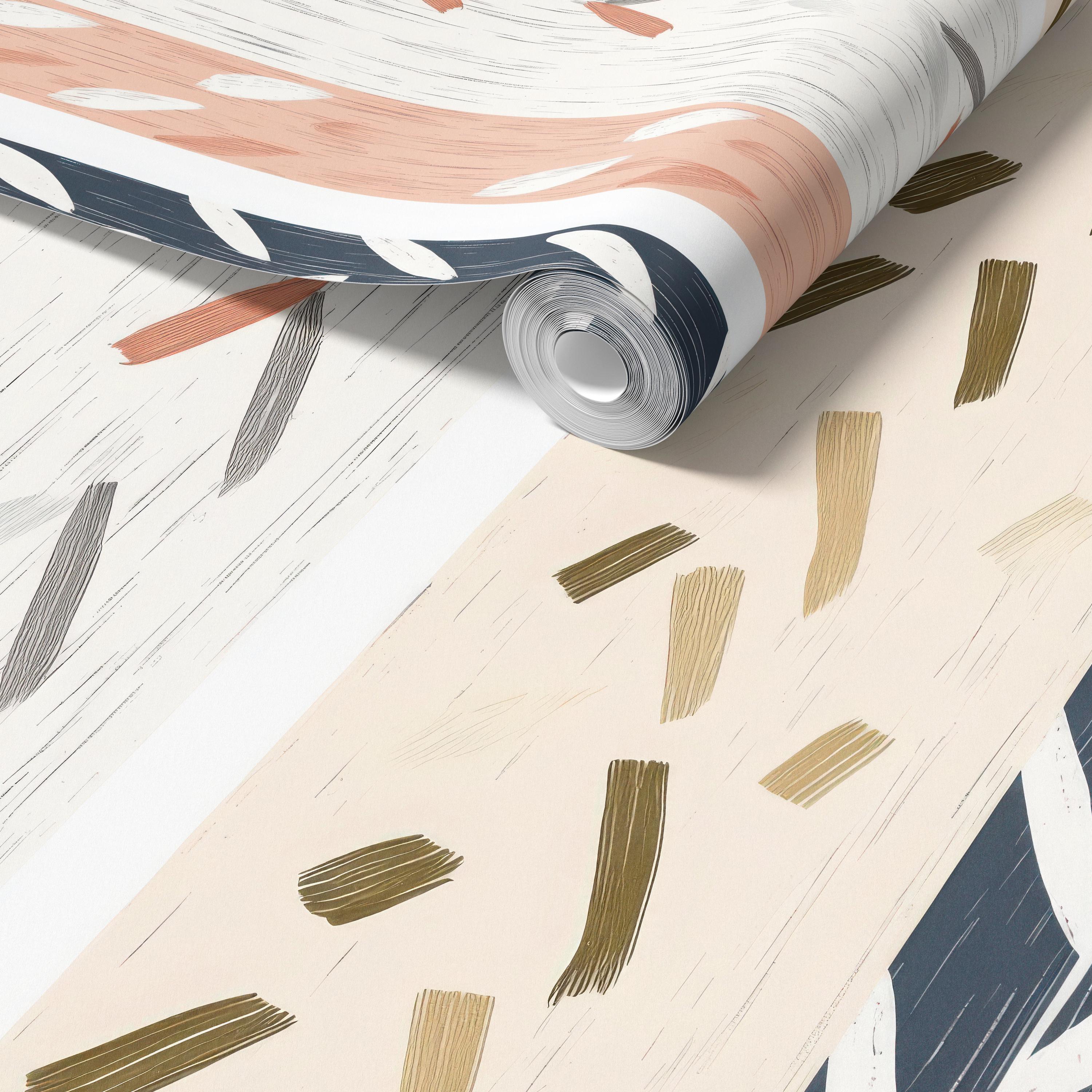 Abstract Brush Stroke Wallpaper