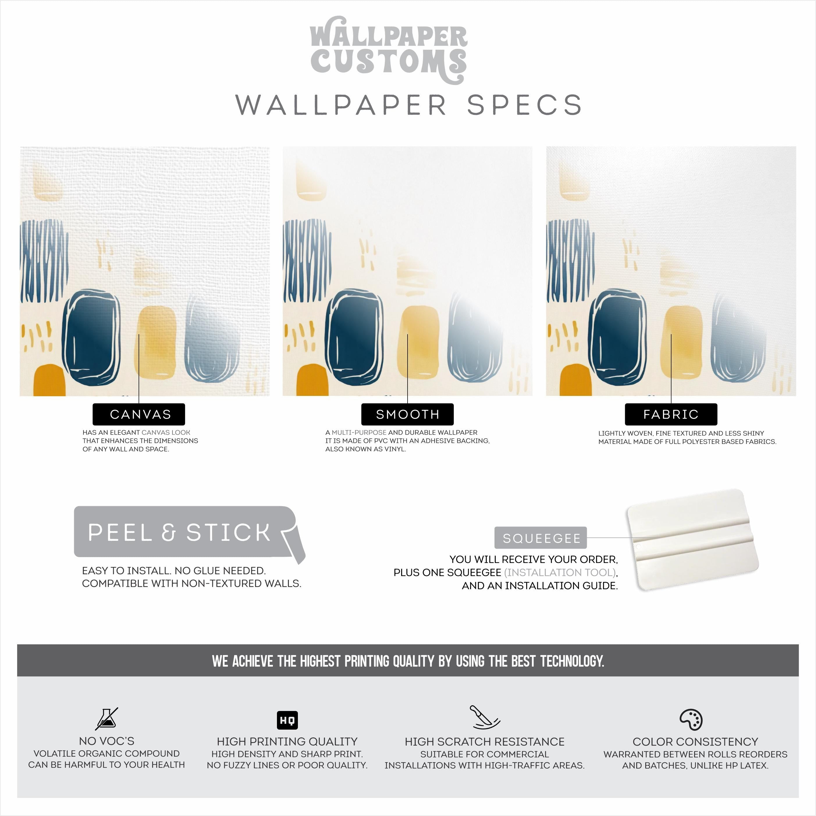 Retro Mid Century Abstract Wallpaper