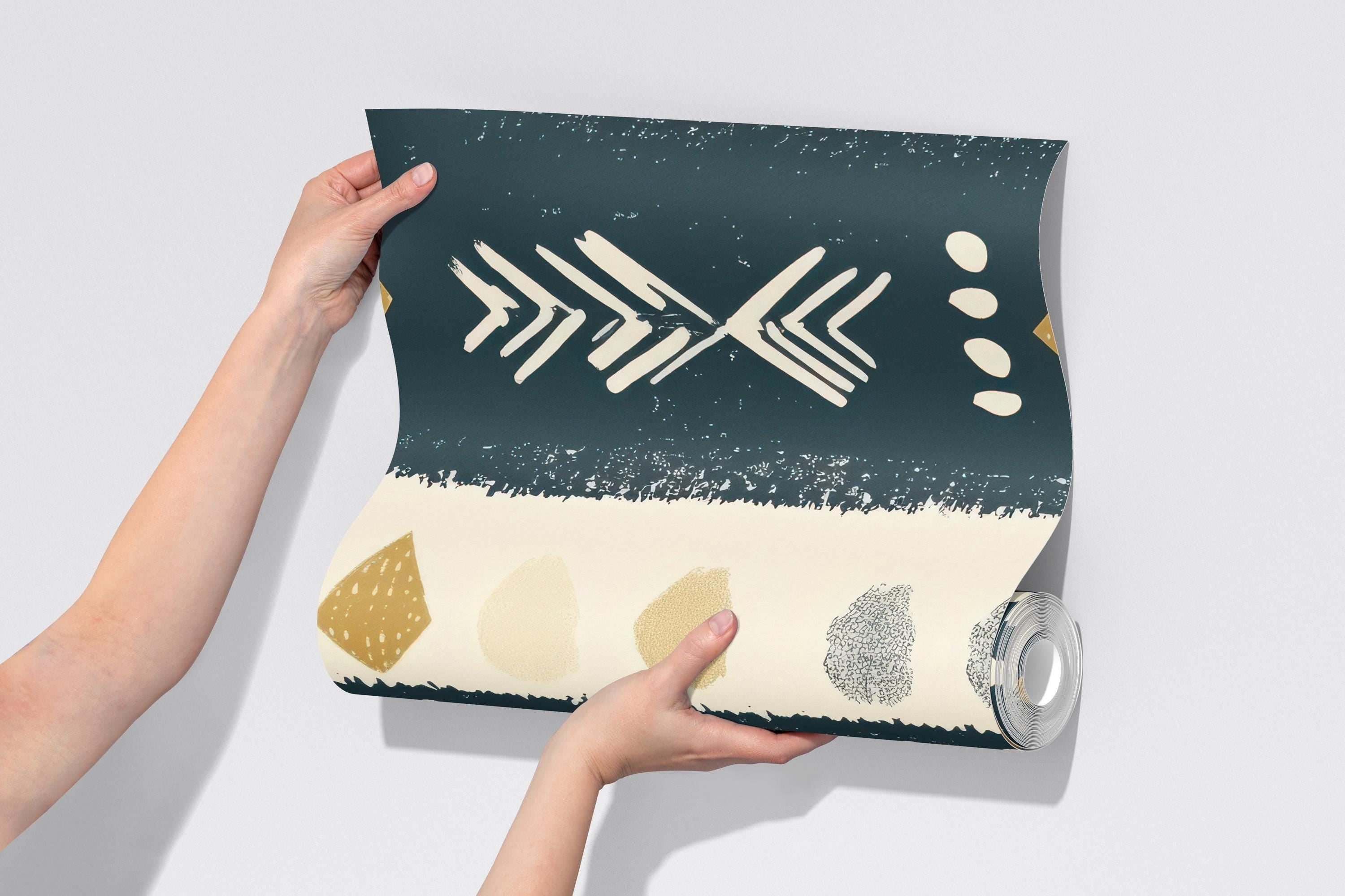 Bohemian Geometric Pattern Wallpaper