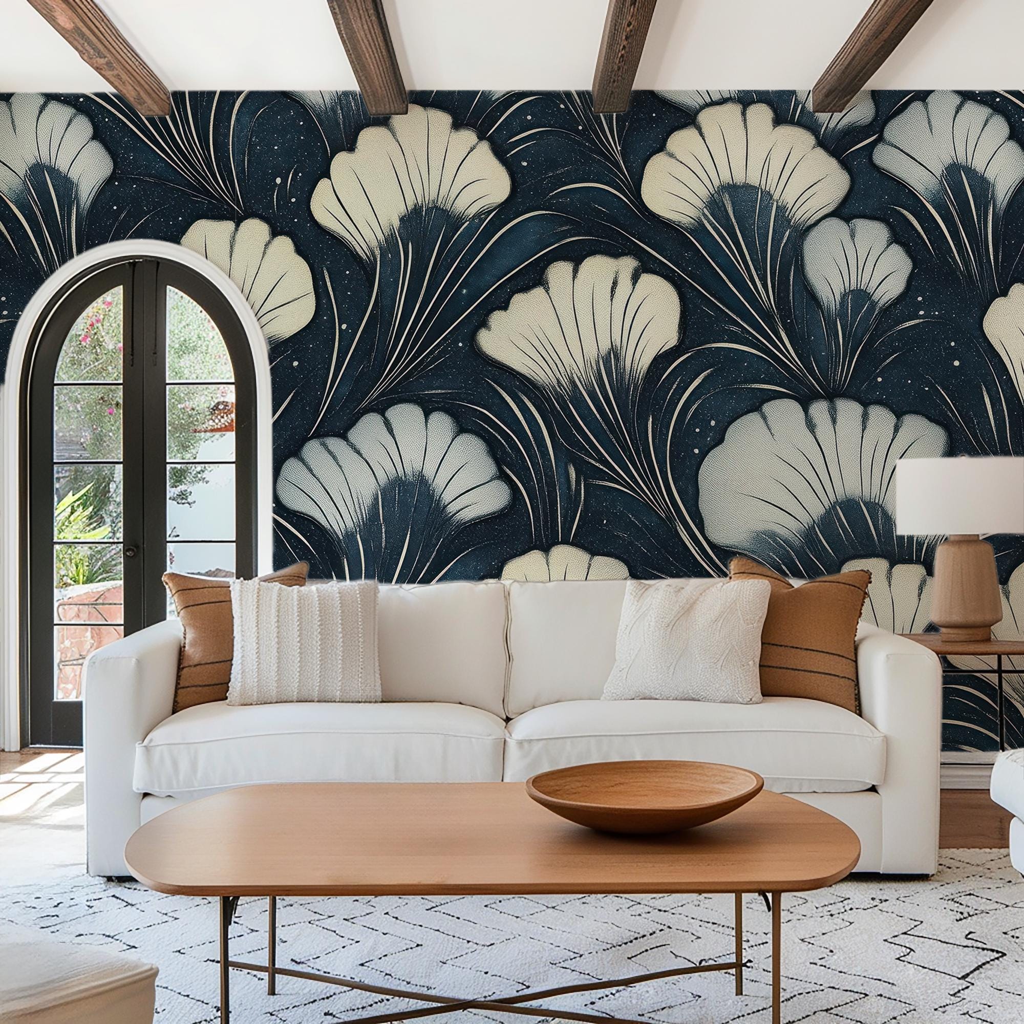 Elegant Ginkgo Leaf Wallpaper