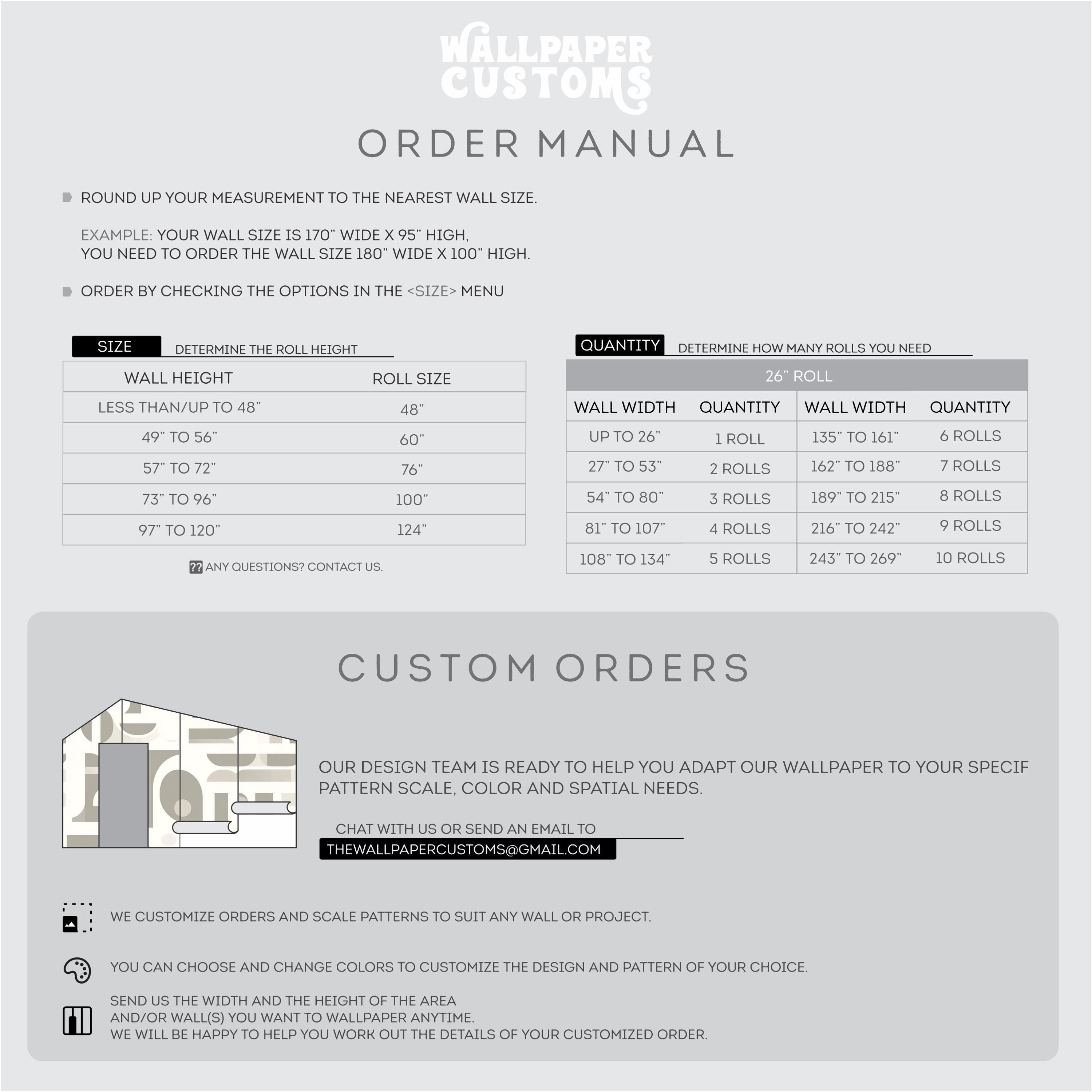 Neutral Geometric Wallpaper Mural