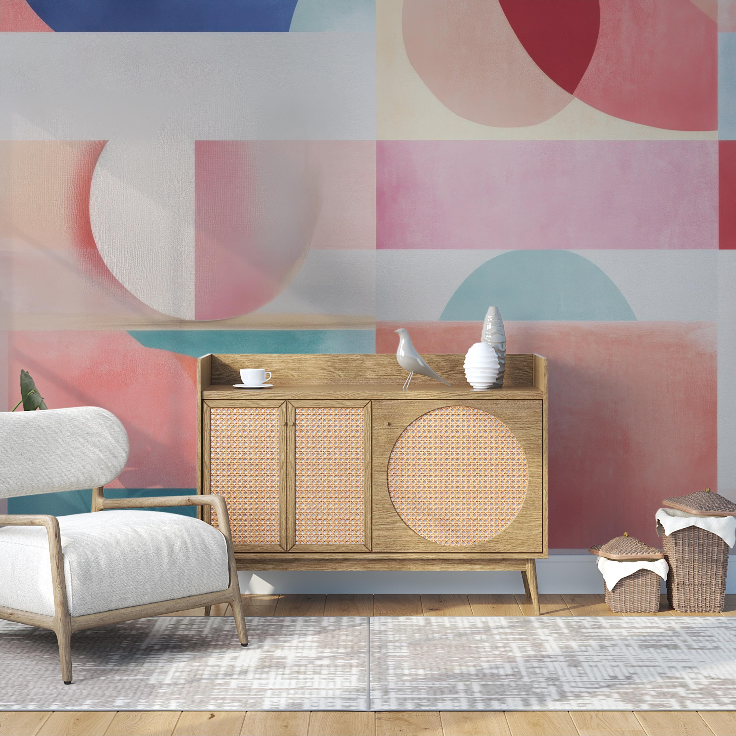 Boho Abstract Geometric Wallpaper
