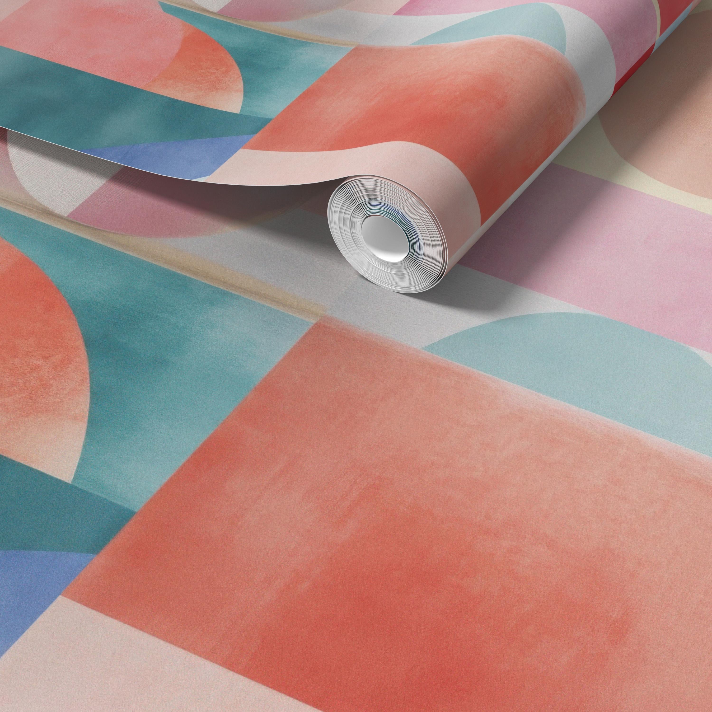 Boho Abstract Geometric Wallpaper