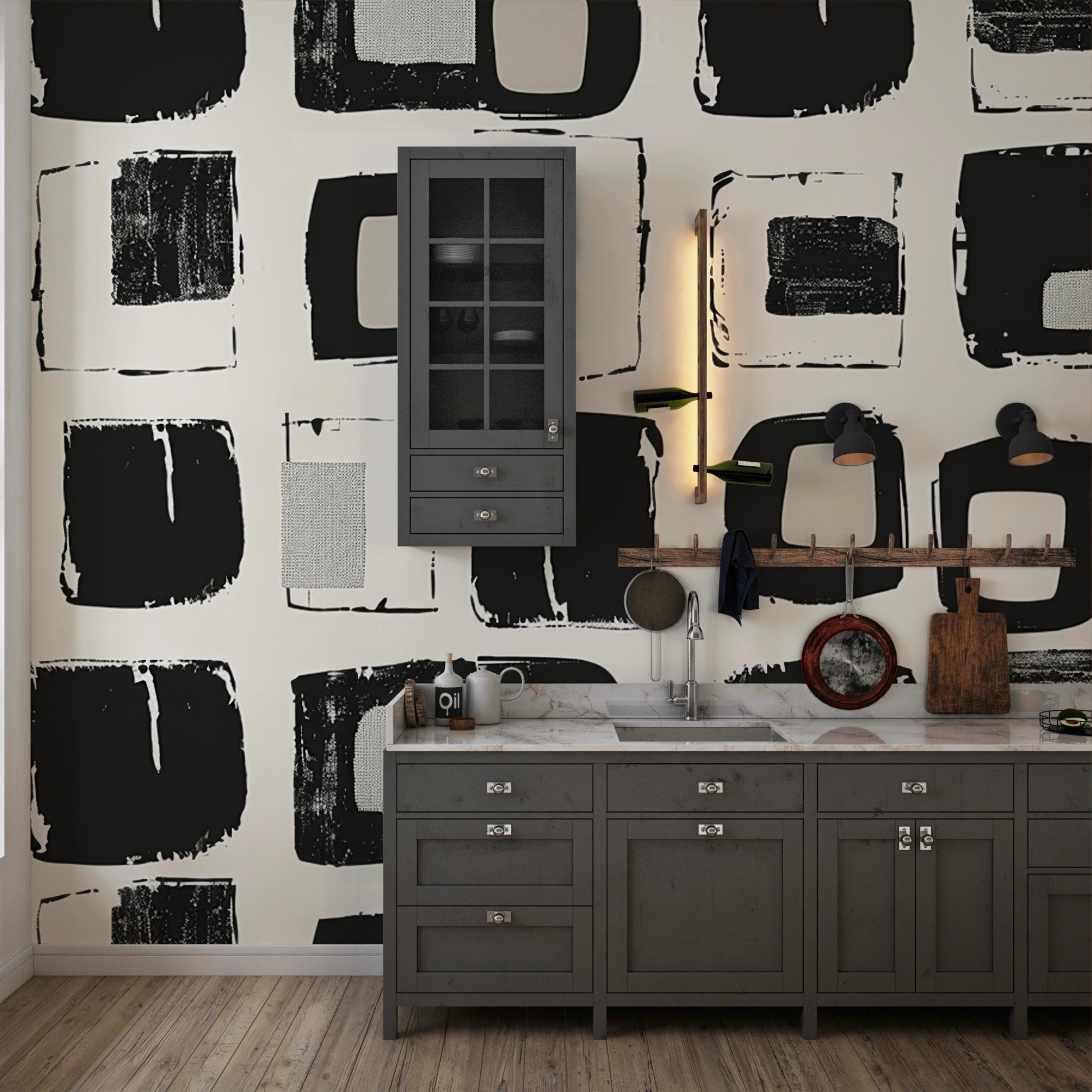 Modern Abstract Square Wallpaper