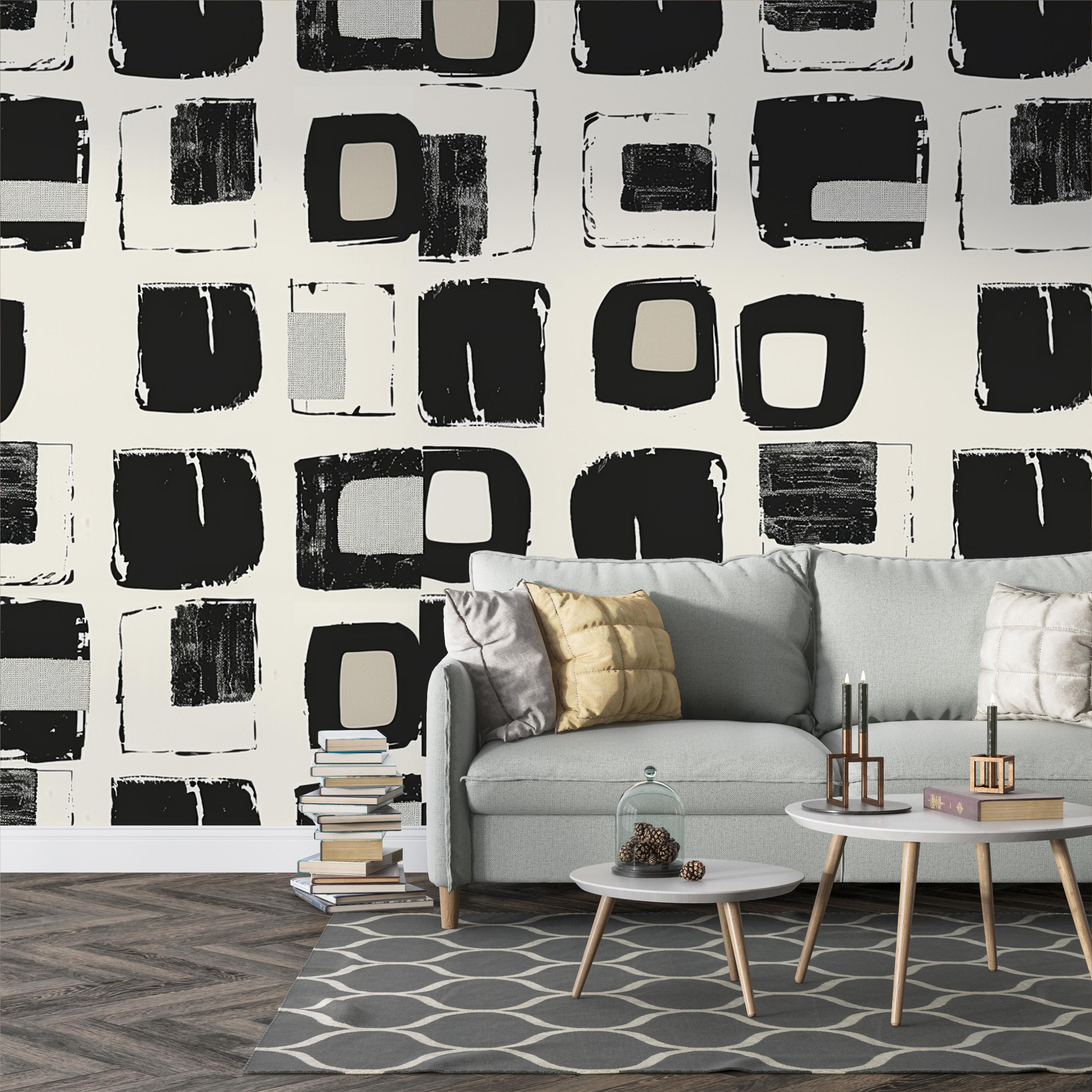 Modern Abstract Square Wallpaper