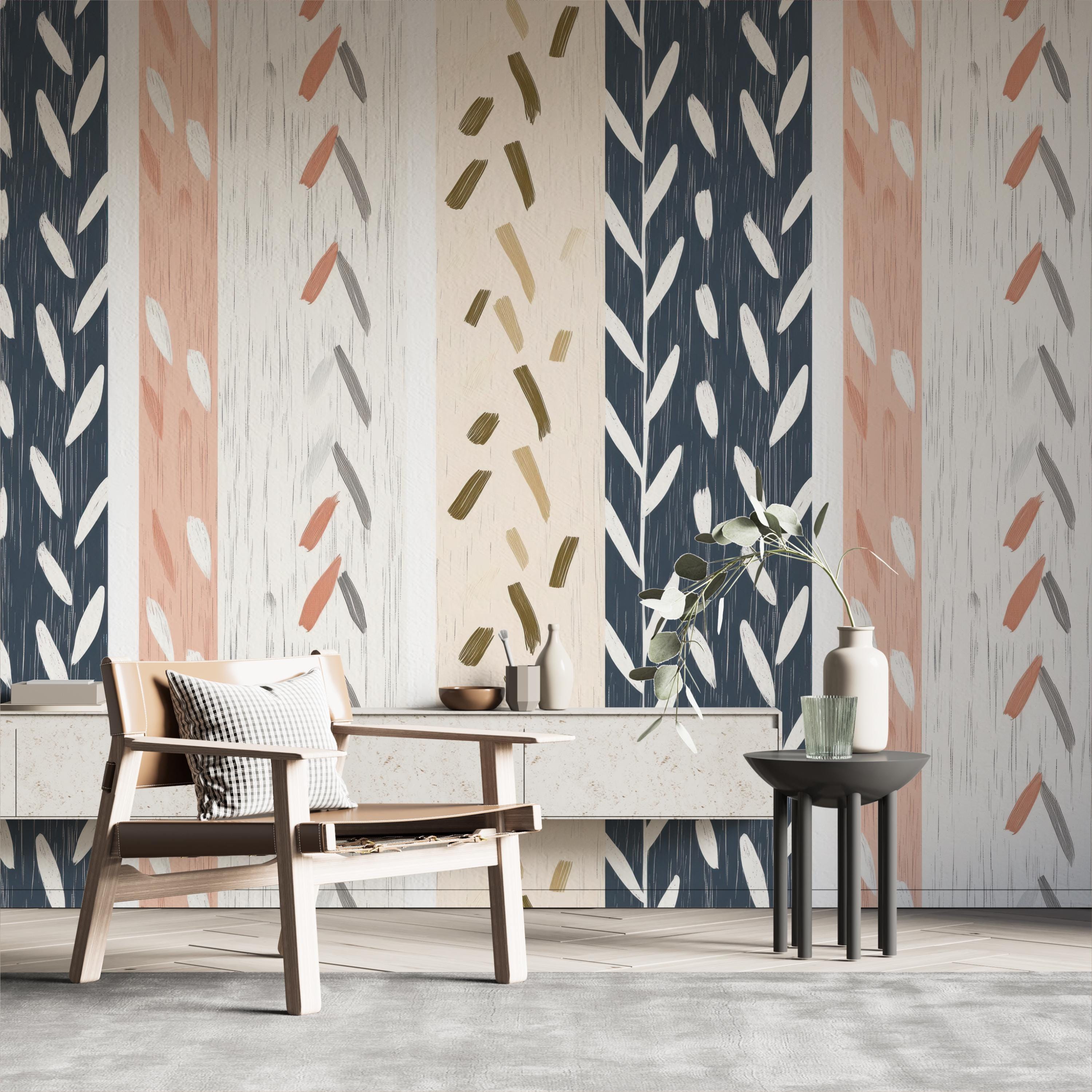 Abstract Brush Stroke Wallpaper