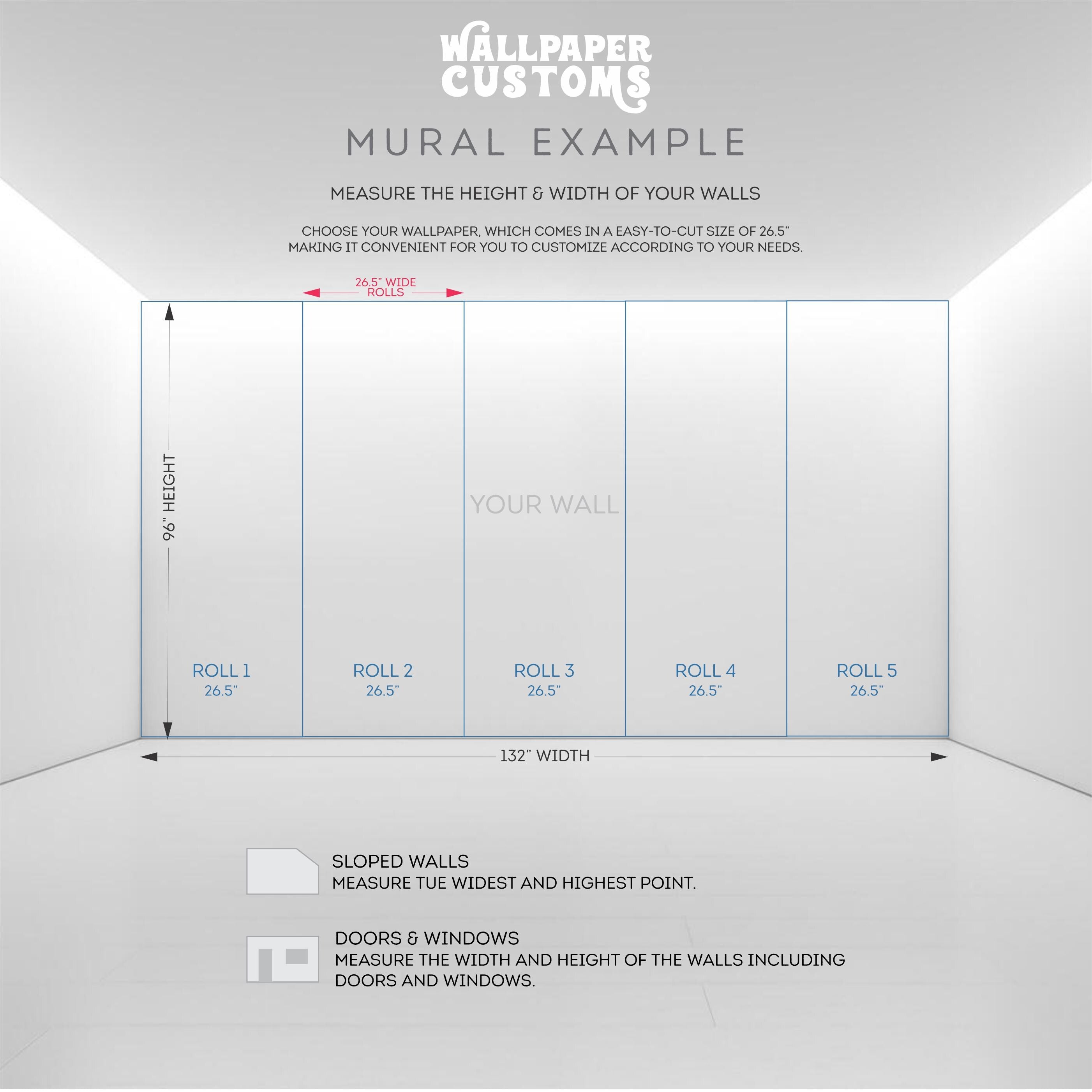 Retro Mid Century Abstract Wallpaper