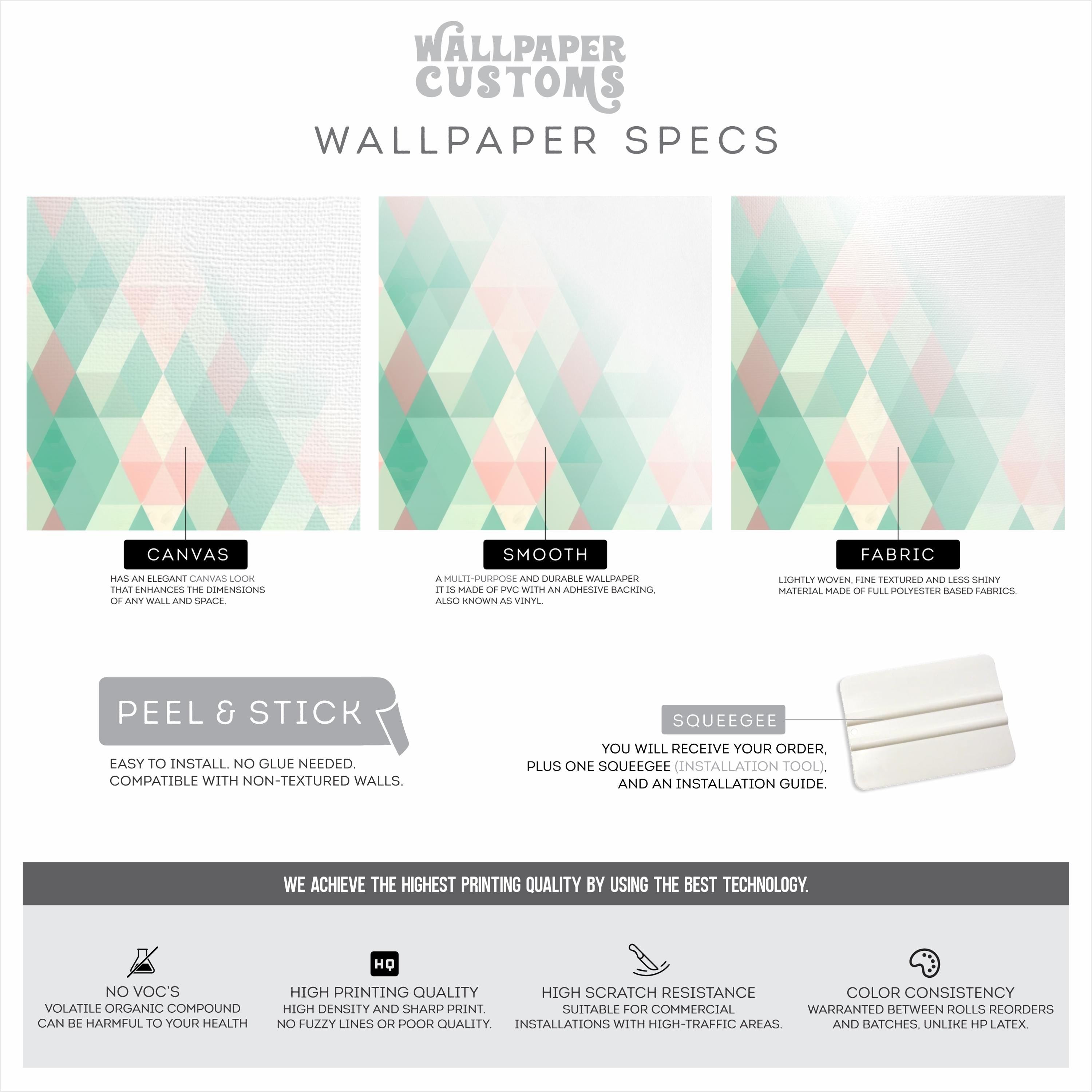 Pastel Diamond Pattern Wallpaper