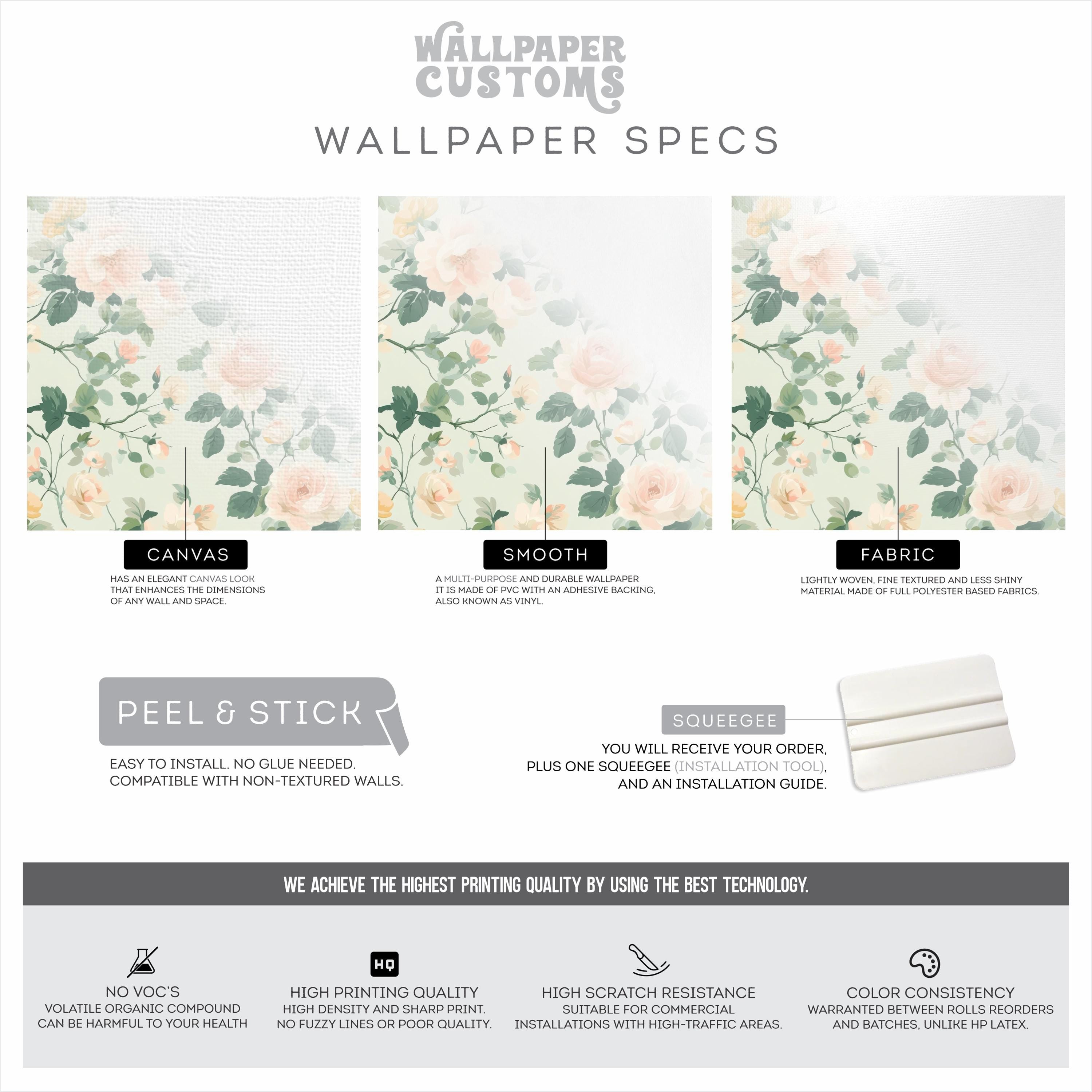 Blush Pink Rose Wallpaper Mural