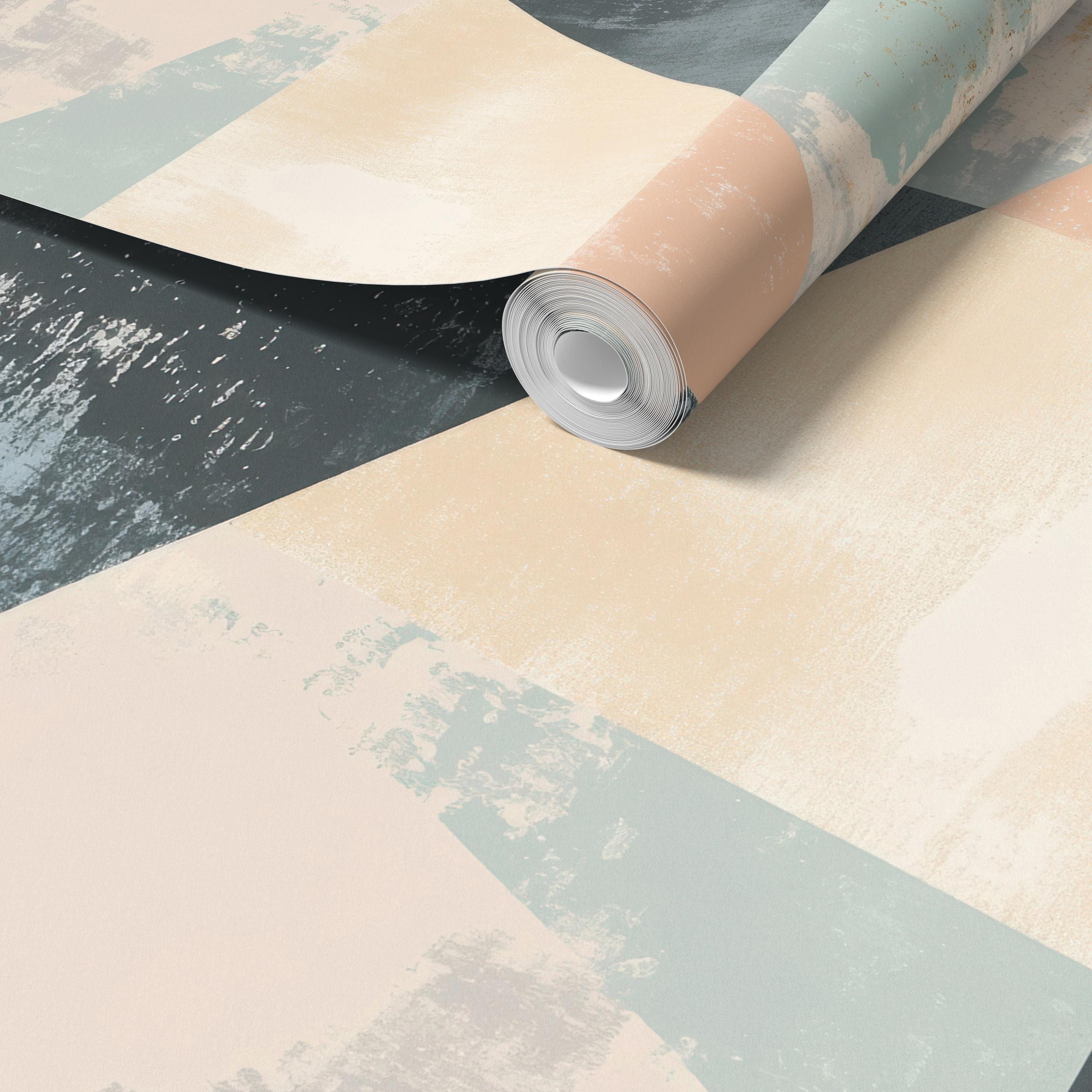 Mid Century Geometric Wallpaper Mural