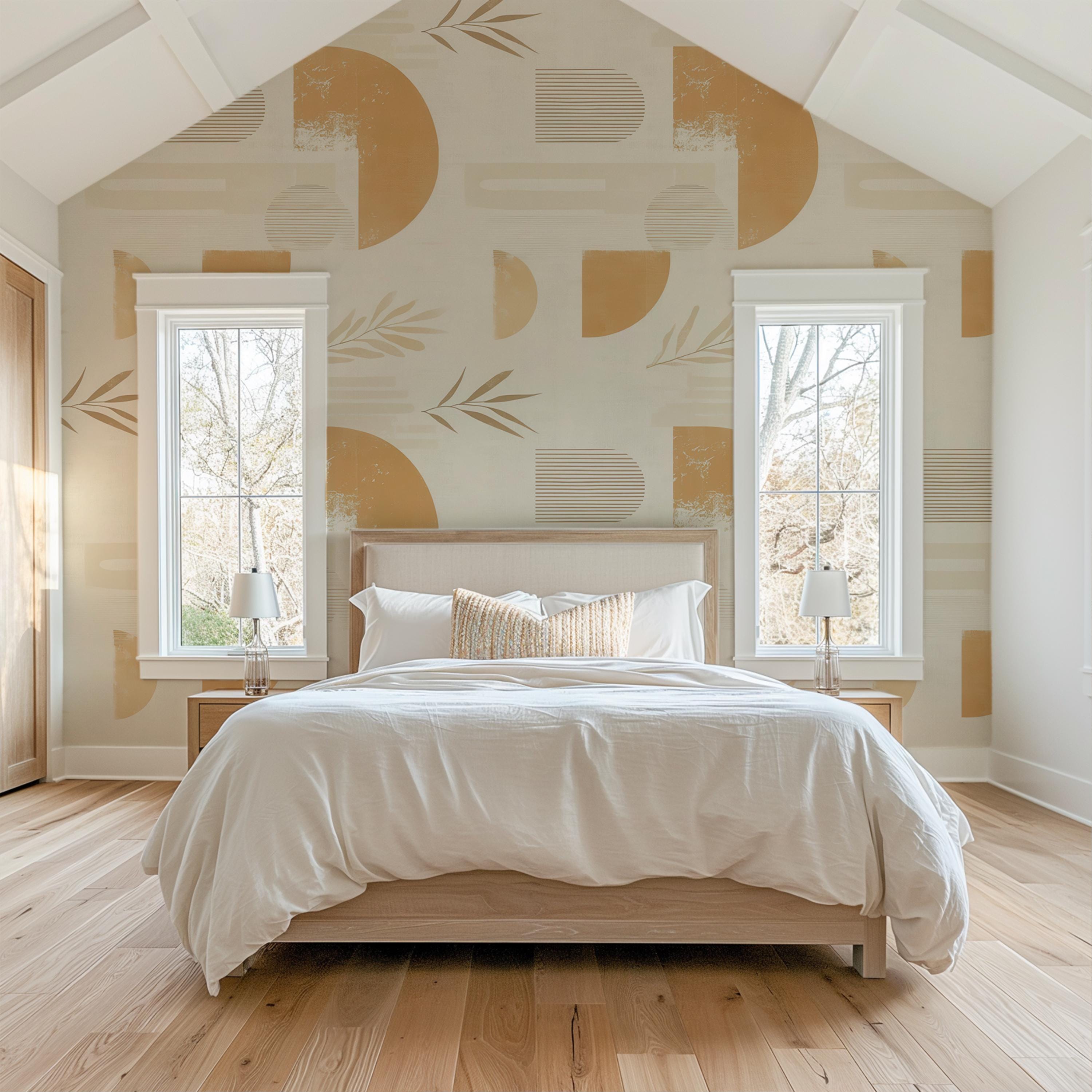 Modern Abstract Shape Wallpaper