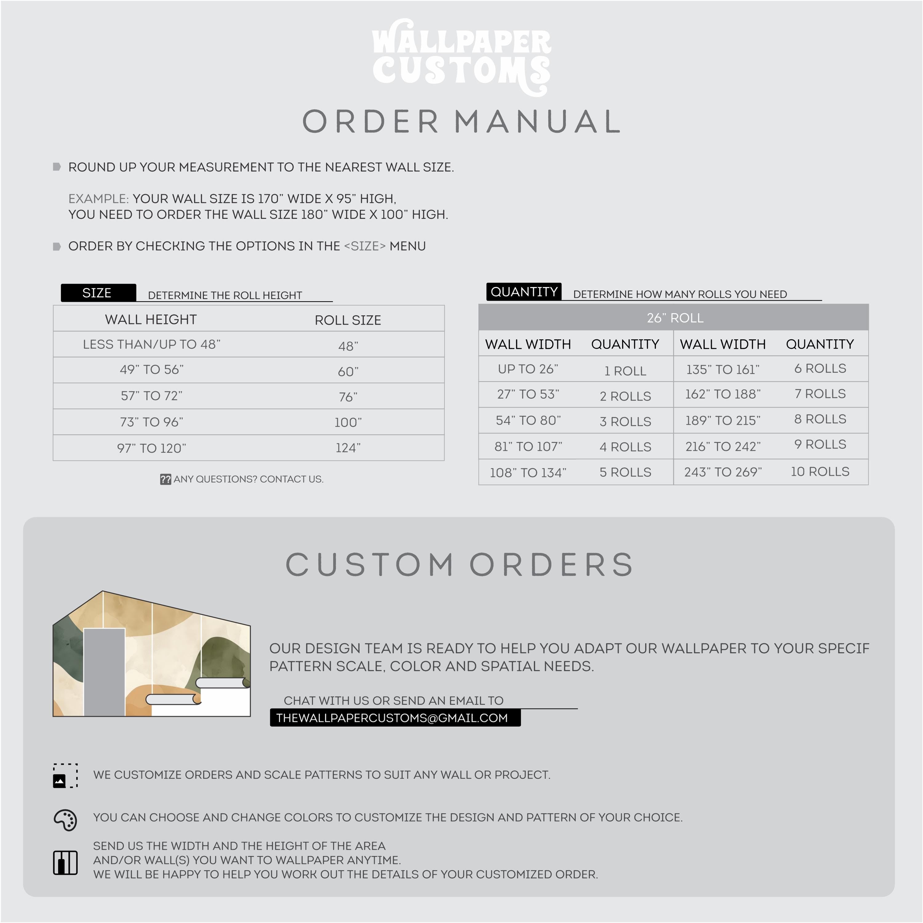 Abstract Beige and Olive Flowing Wallpaper