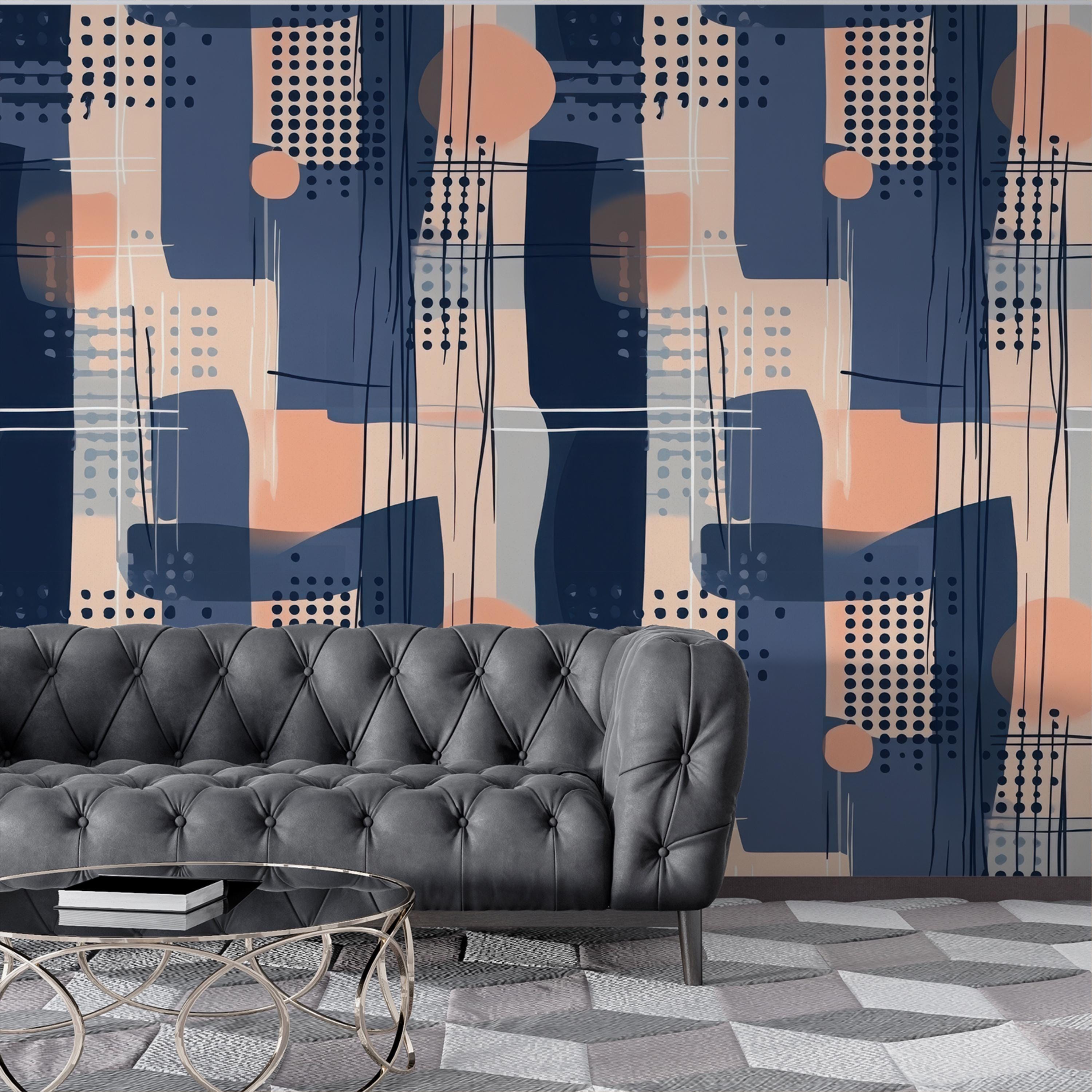 Modern Abstract Geometric Wallpaper
