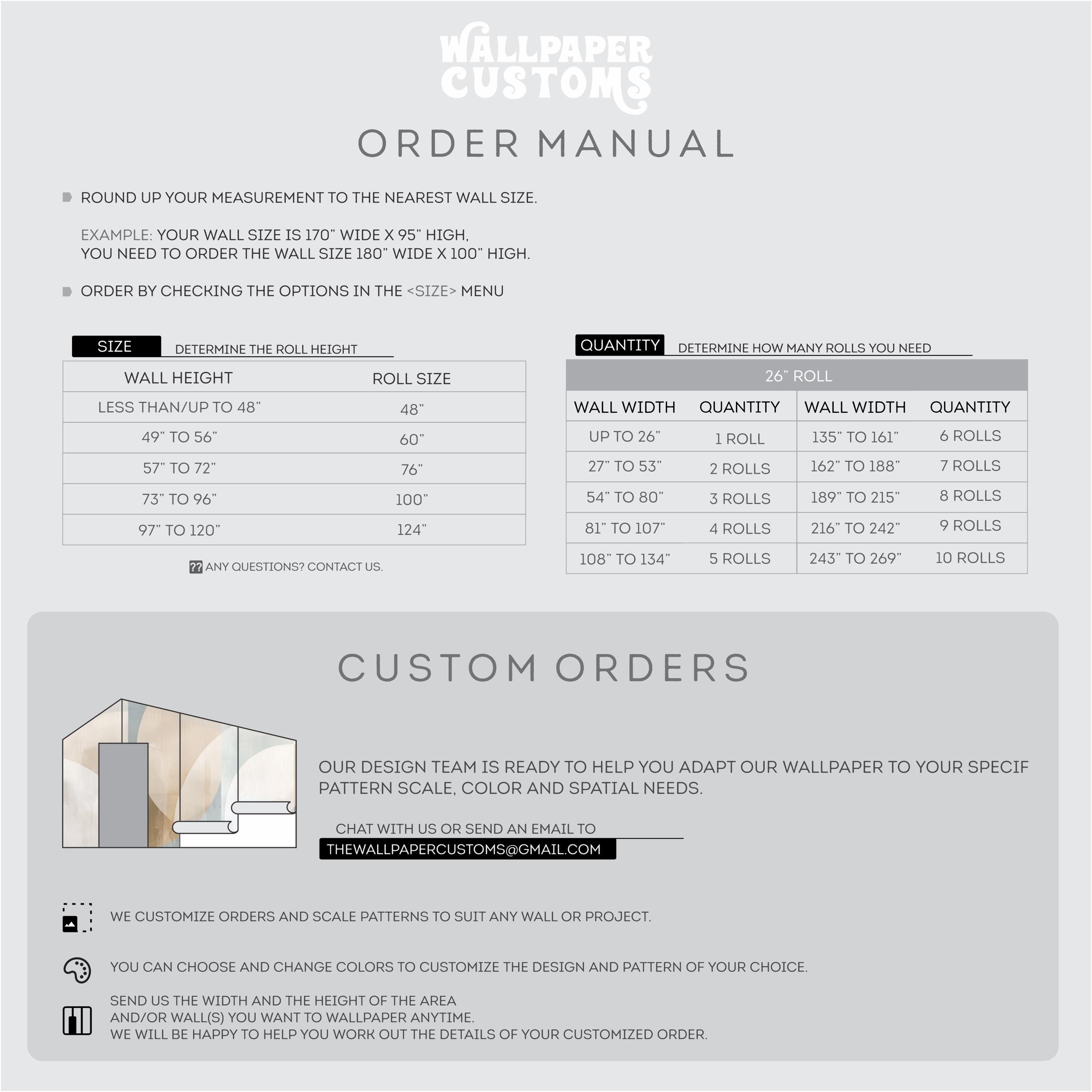 Neutral Curve Earth Tone Wallpaper