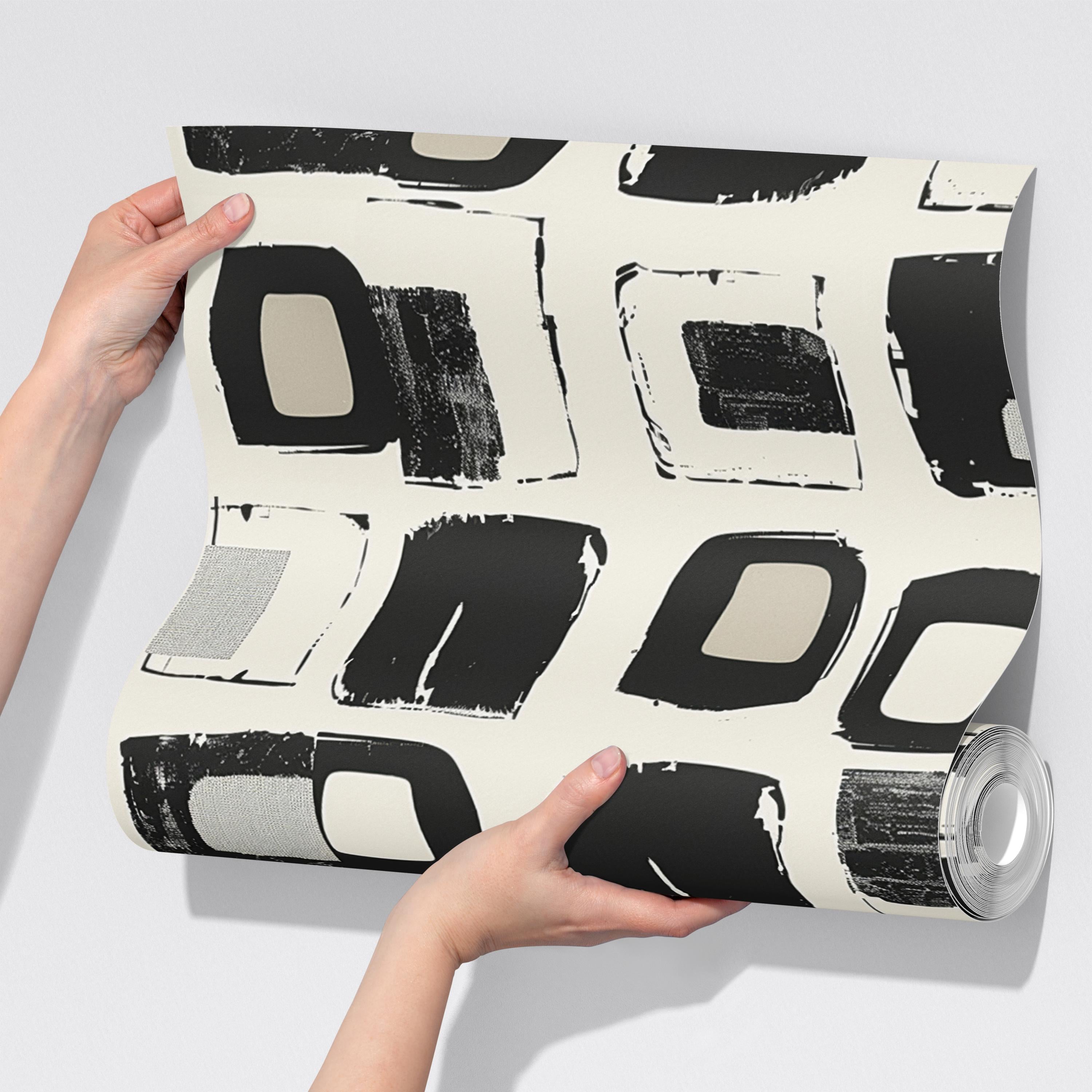 Modern Abstract Square Wallpaper