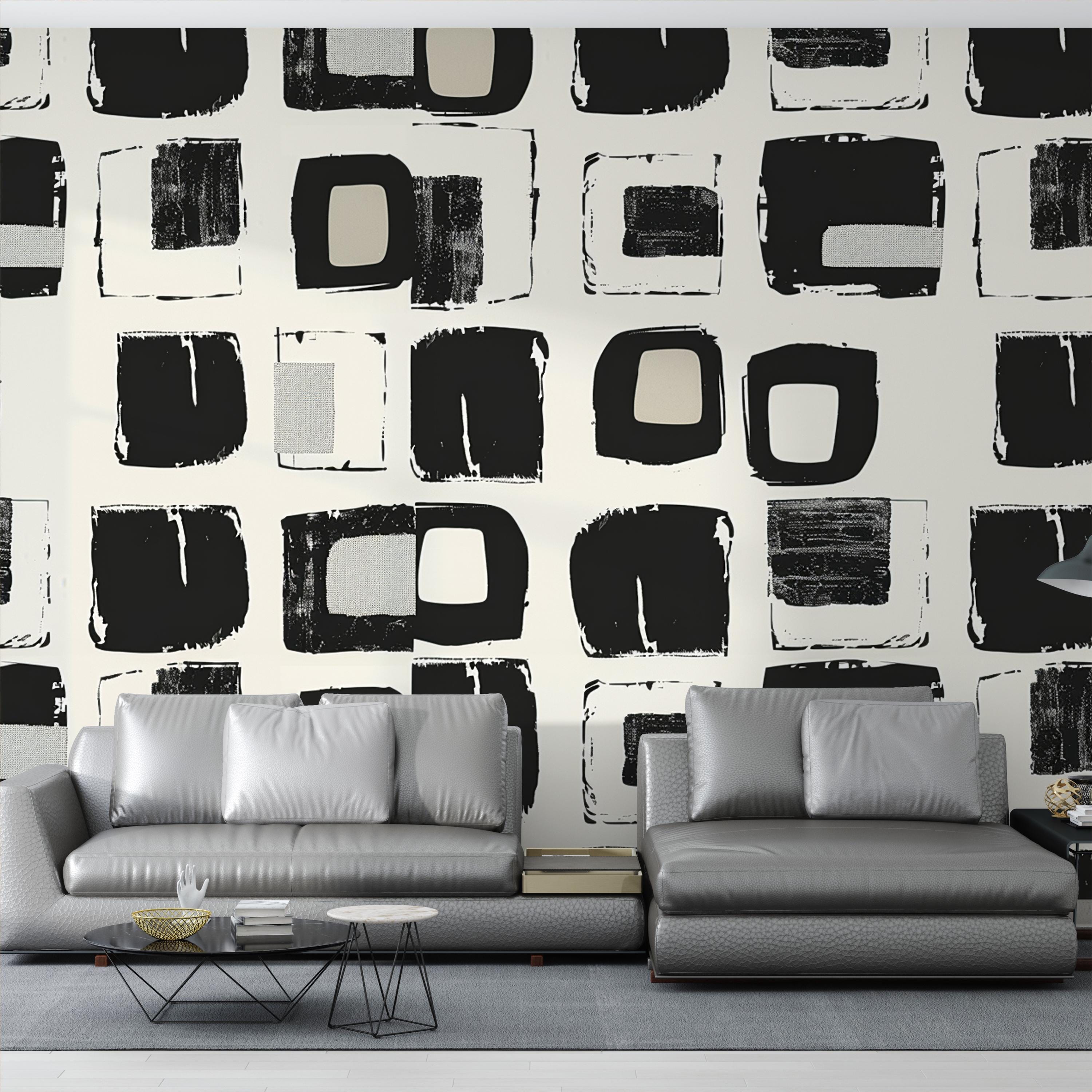 Modern Abstract Square Wallpaper