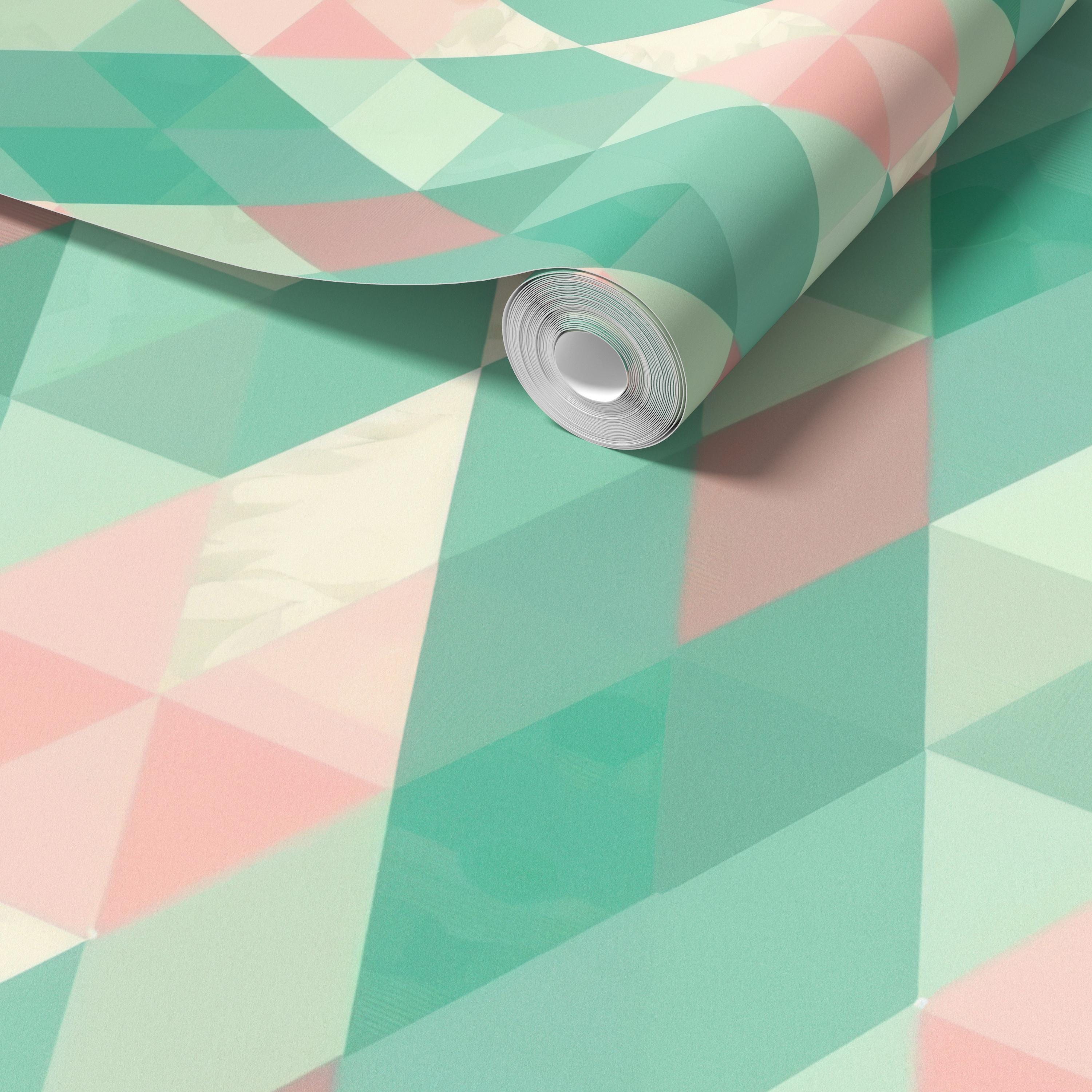 Pastel Diamond Pattern Wallpaper