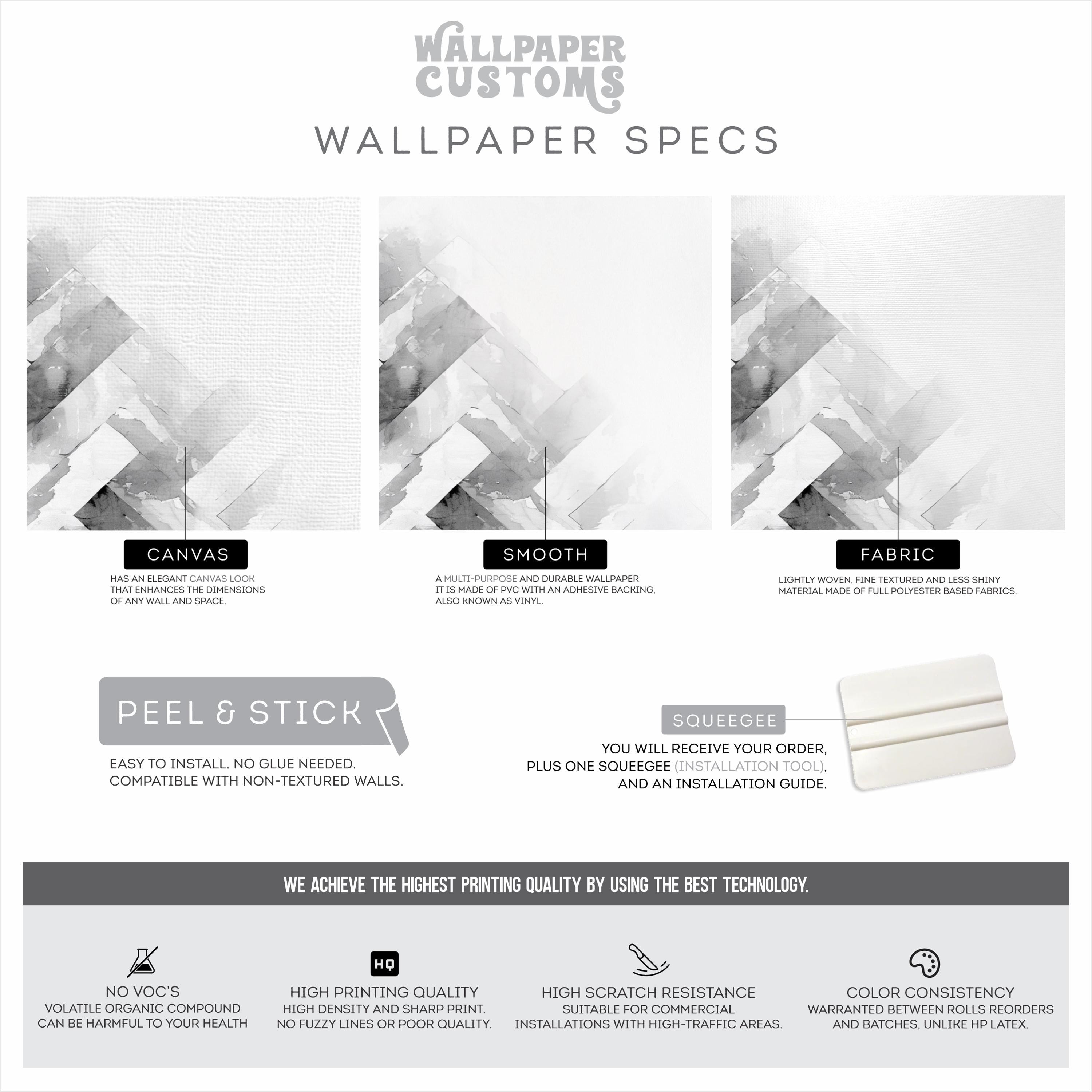 Monochrome Geometric Gray Wallpaper