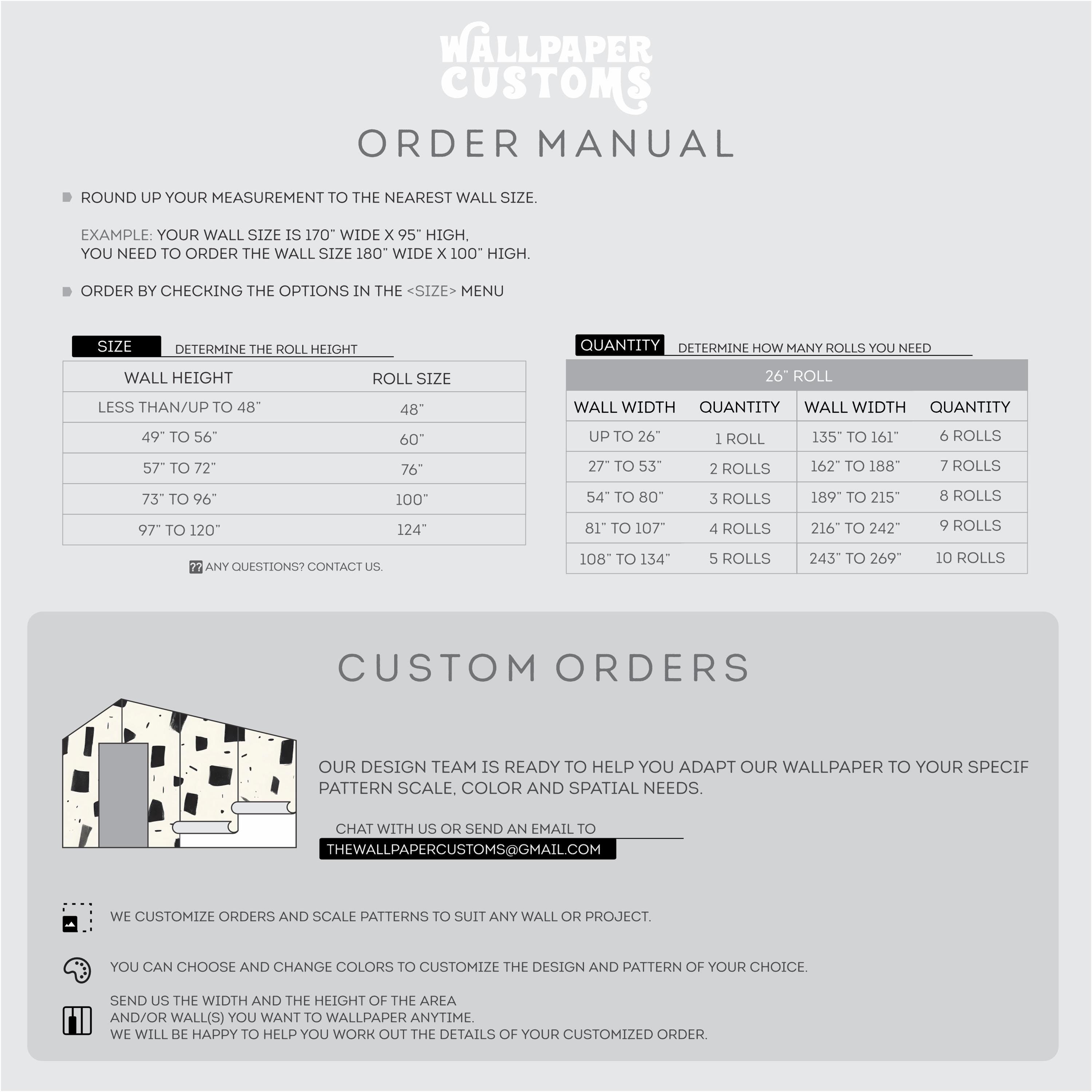 Modern Monochrome Abstract Wallpaper