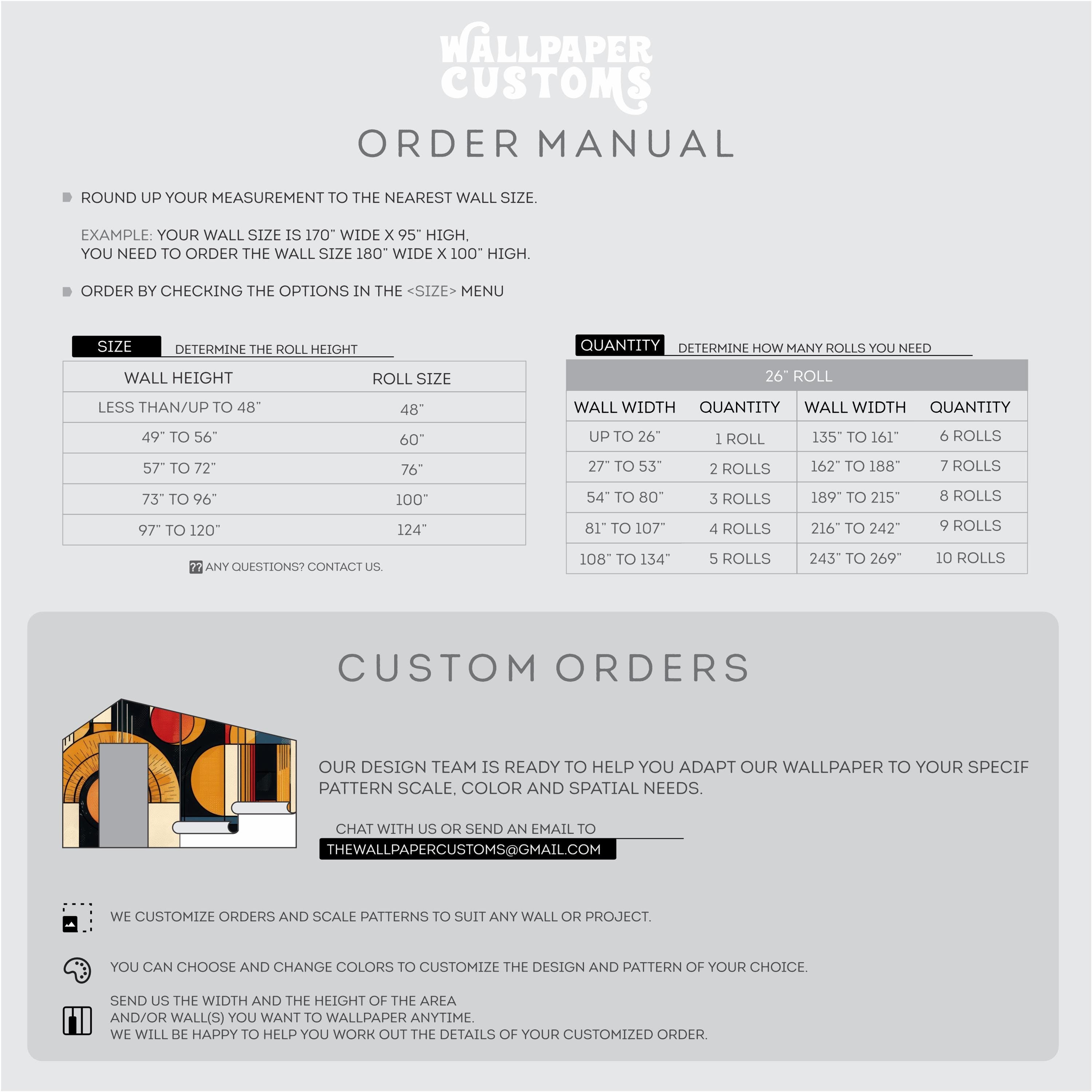 Retro Modern Geometric Wallpaper