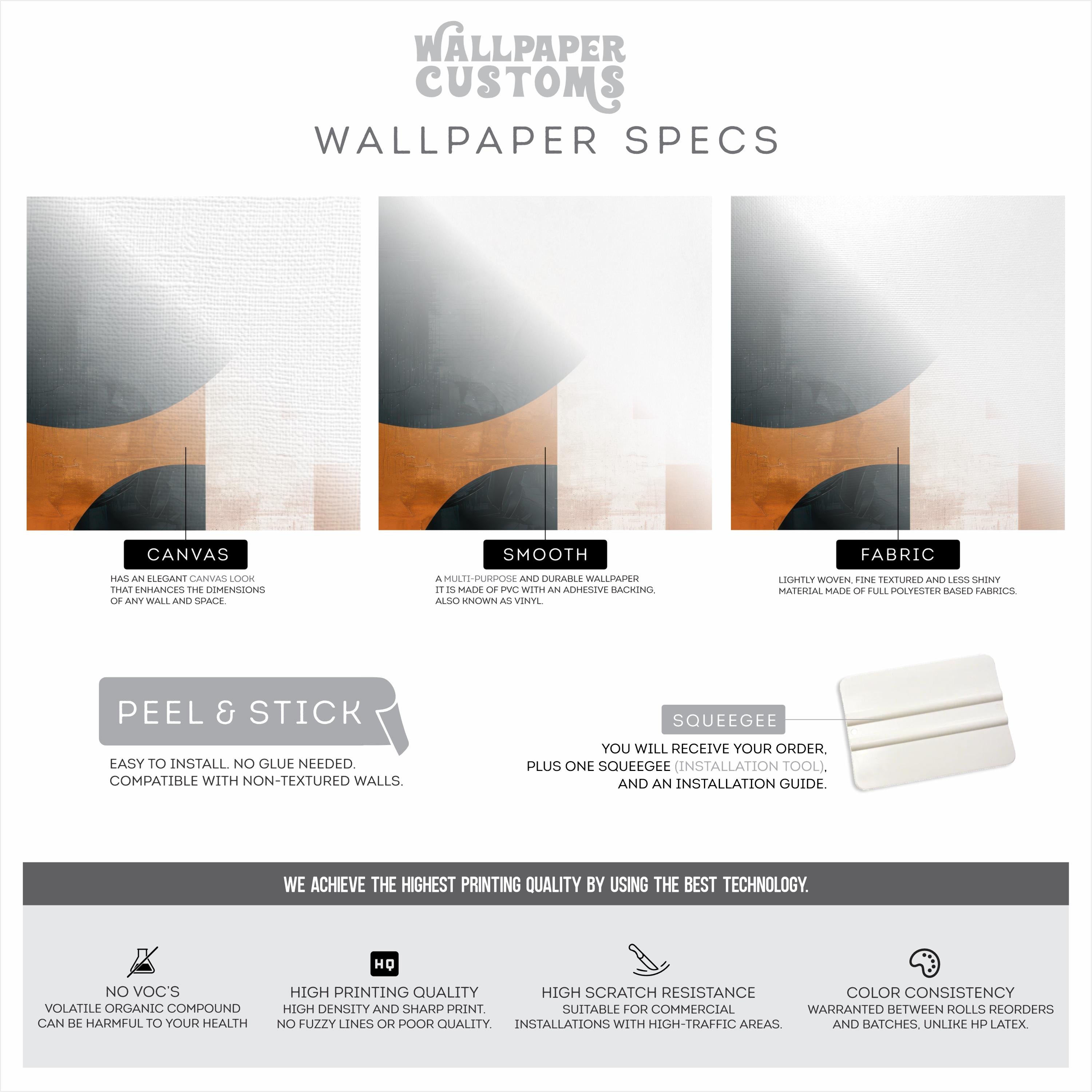 Earthy Rust Geometric Wallpaper