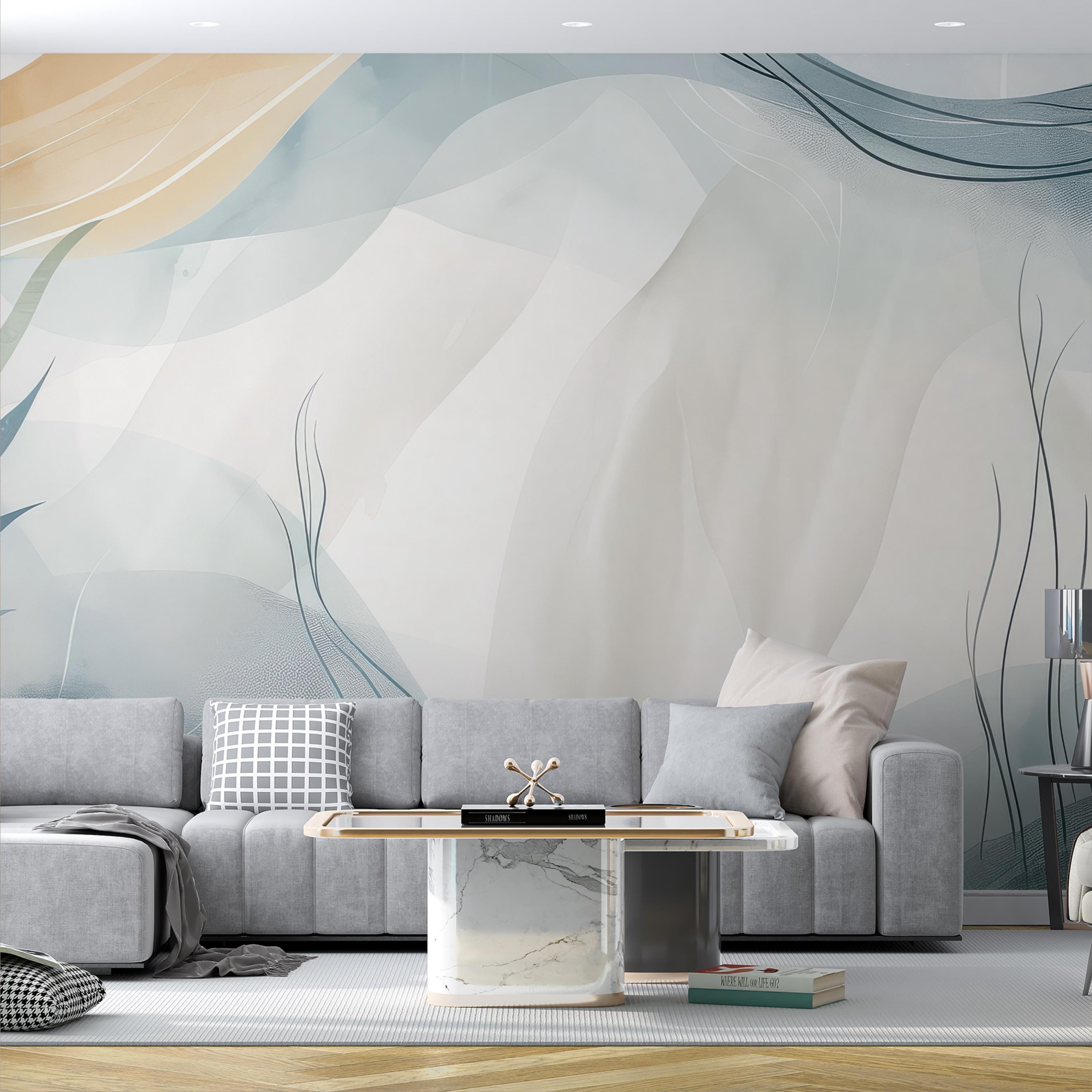 Minimalist Abstract Landscape Wallpaper