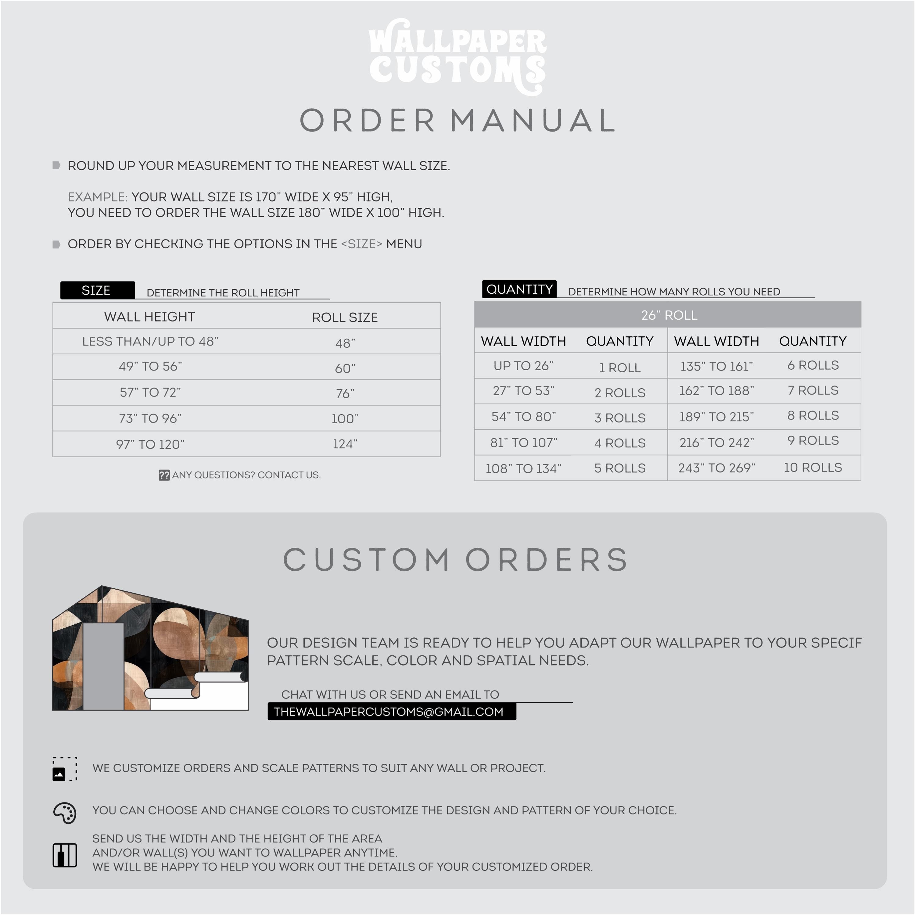 Retro Brown and Black Geometric Wallpaper