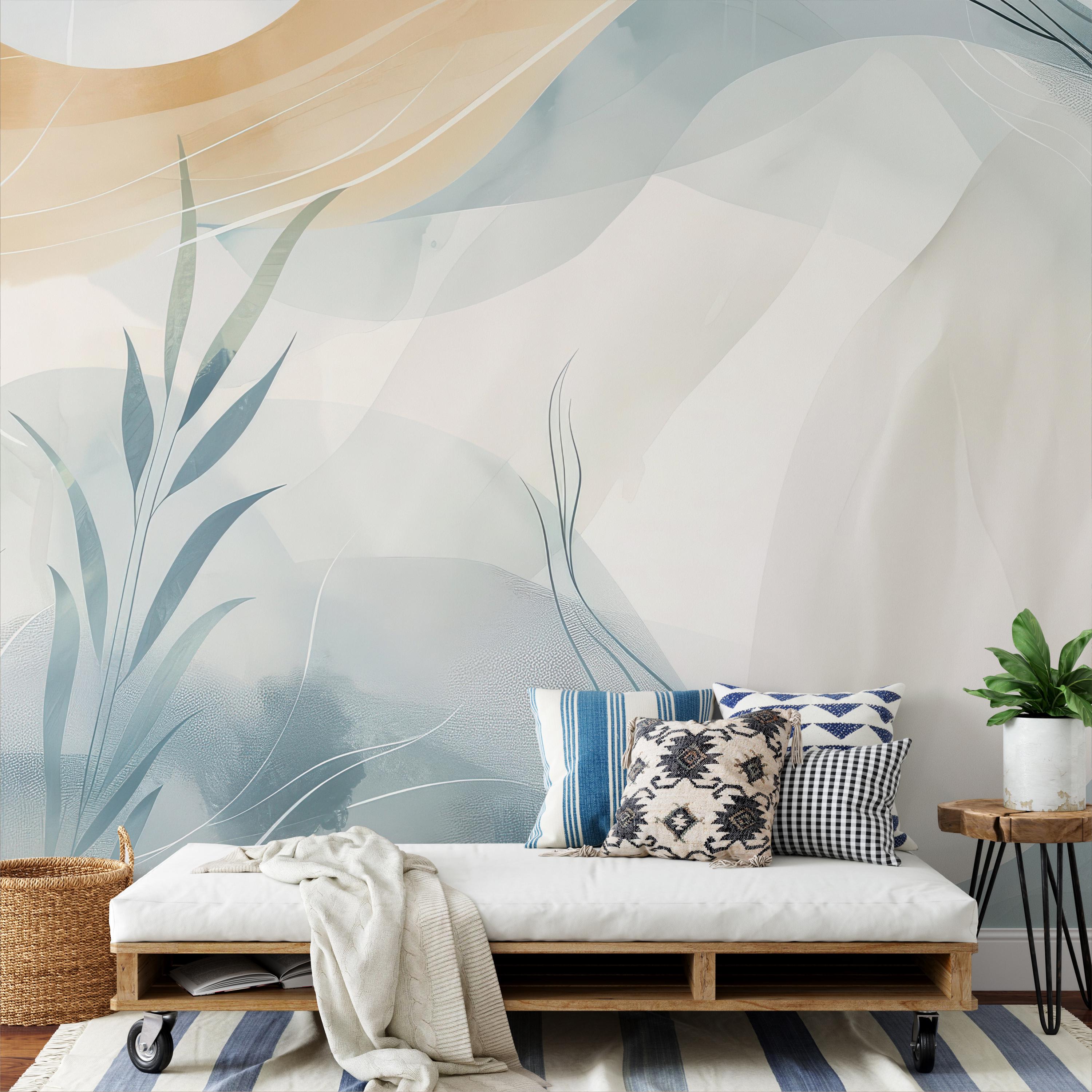 Minimalist Abstract Landscape Wallpaper