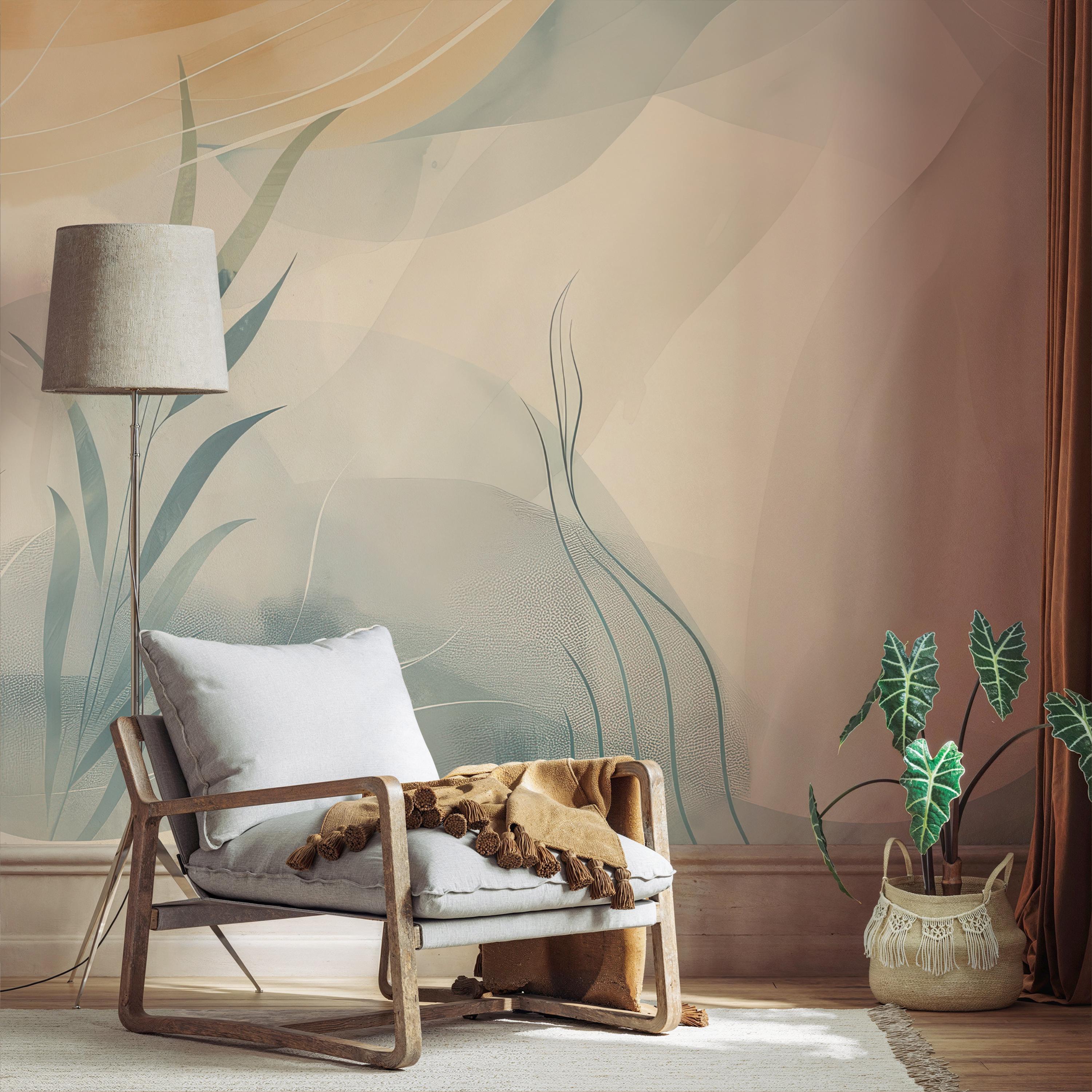 Minimalist Abstract Landscape Wallpaper