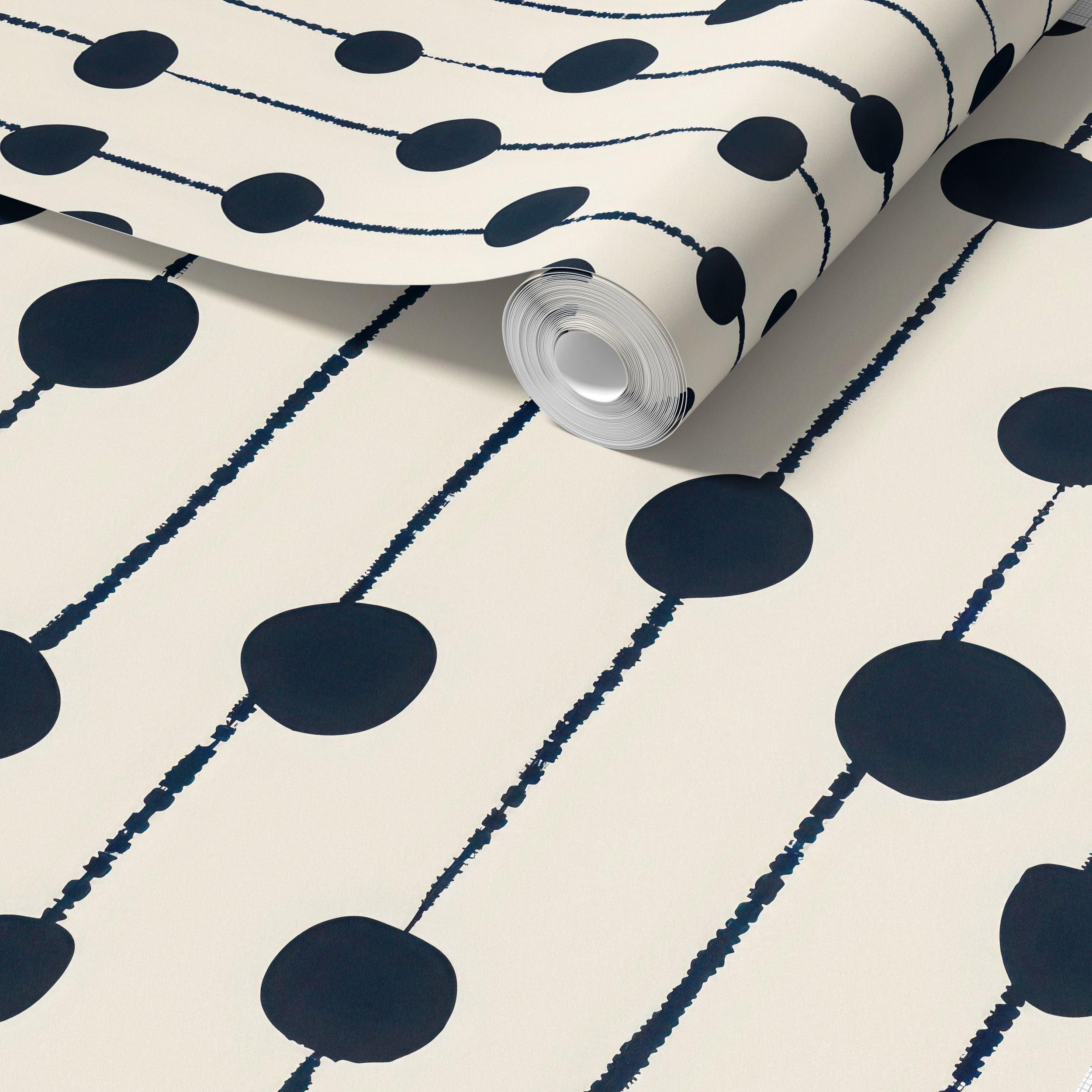 Minimalist Dotted Line Wallpaper